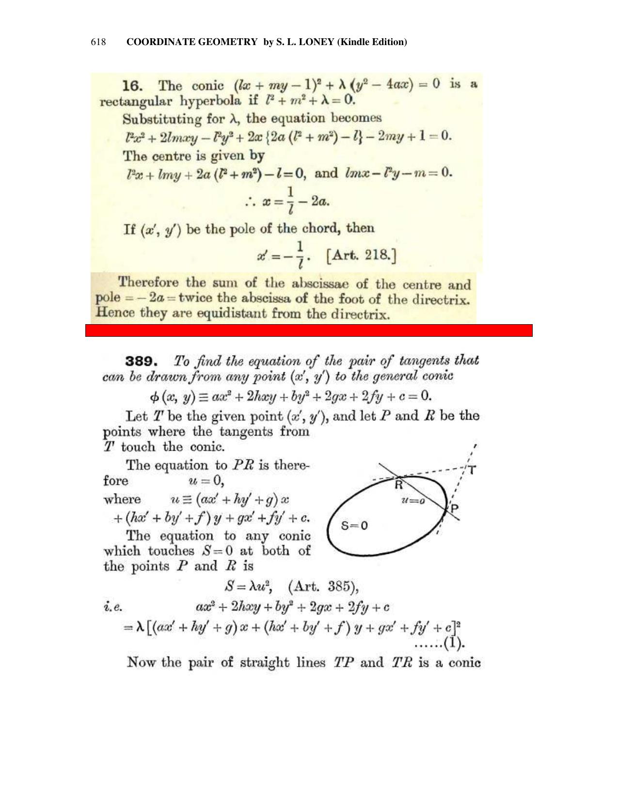 Chapter 16: The General Conic - SL Loney Solutions: The Elements of Coordinate Geometry - Page 28