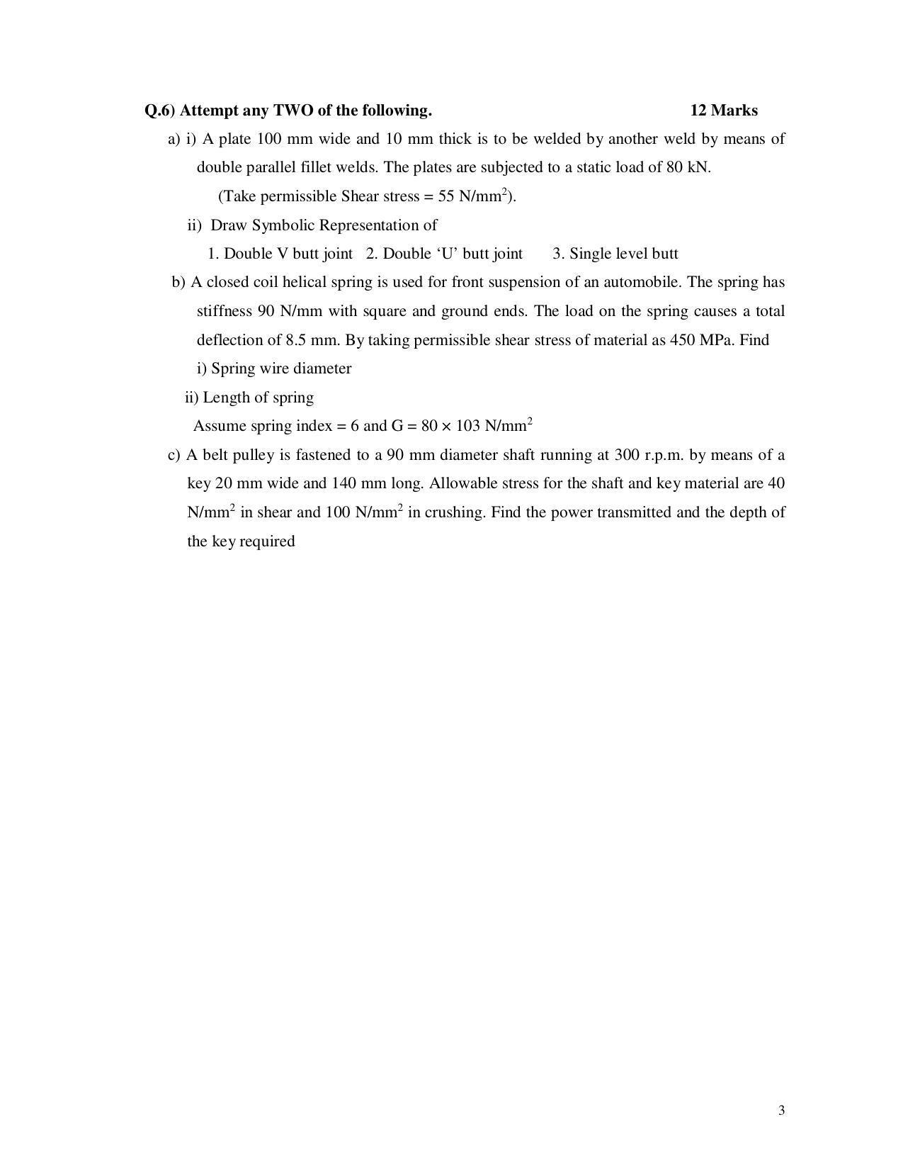 MSBTE Summer Question Paper 2019 Elements Of Machine Design msbte-summer-question-paper-2019-elements-of-machine-design