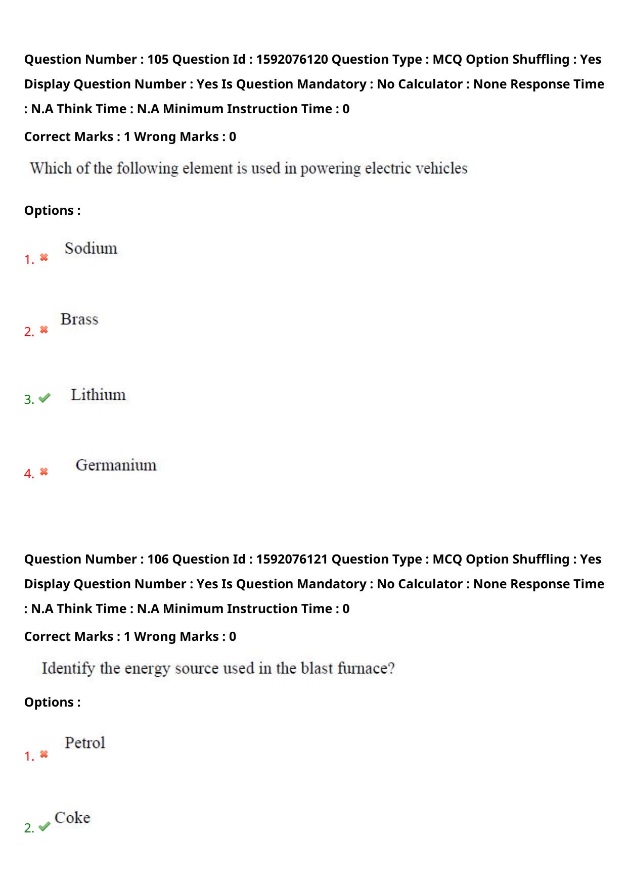 TS ECET 2023 Metallurgy Engineering Question Paper - Page 72