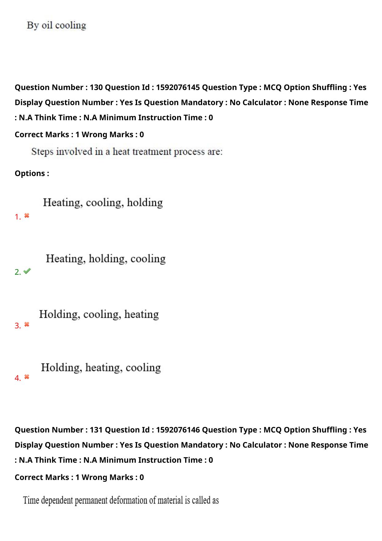 TS ECET 2023 Metallurgy Engineering Question Paper - Page 87