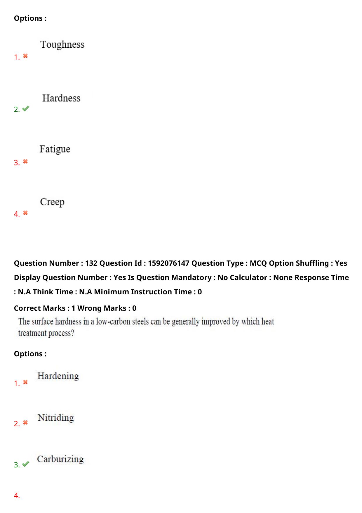 TS ECET 2023 Metallurgy Engineering Question Paper - Page 88