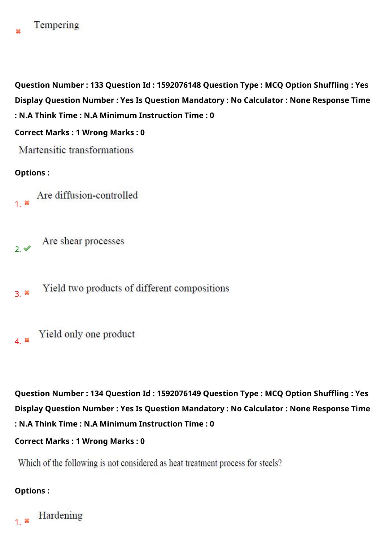 TS ECET 2023 Metallurgy Engineering Question Paper - Page 89