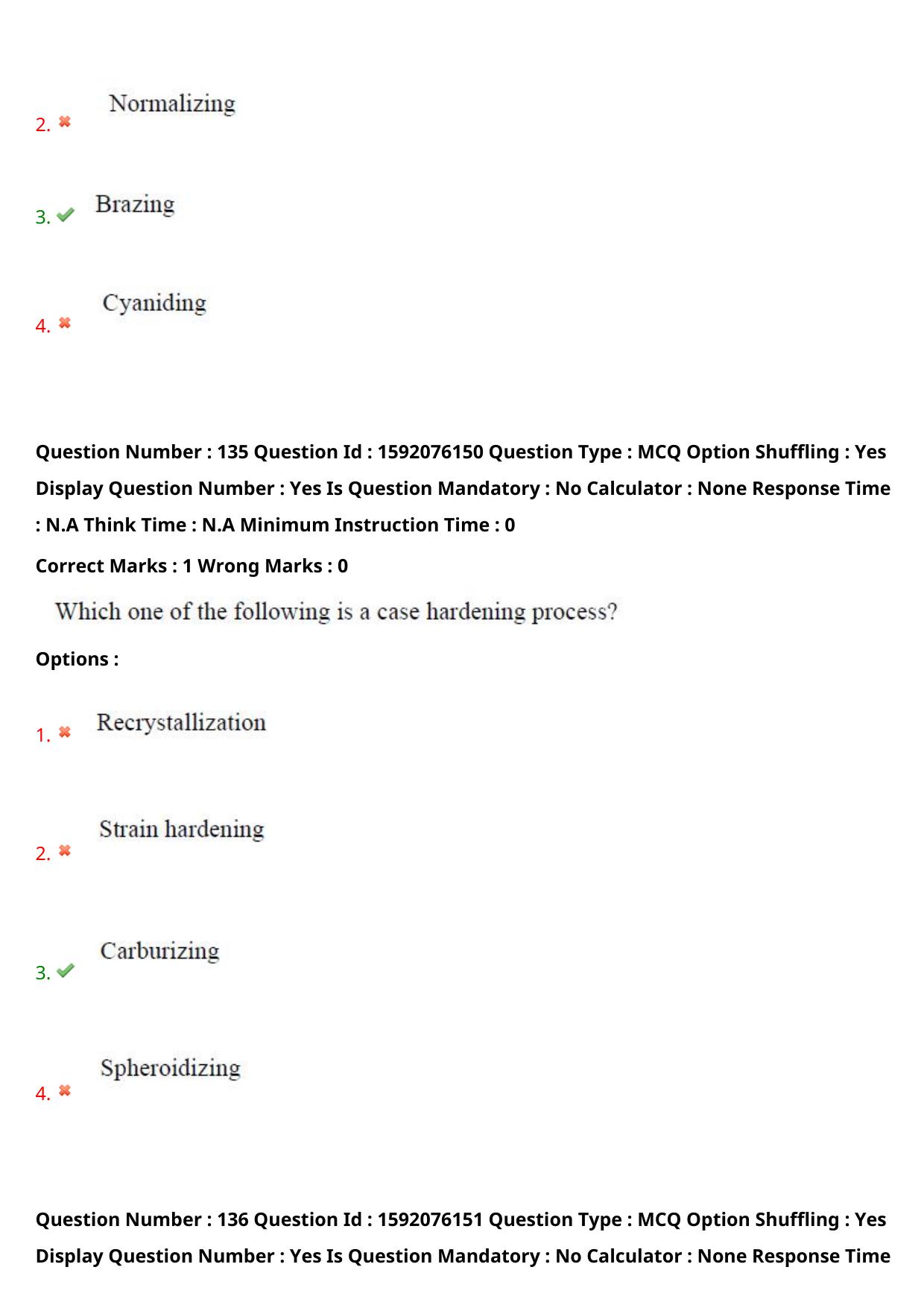 TS ECET 2023 Metallurgy Engineering Question Paper - Page 90