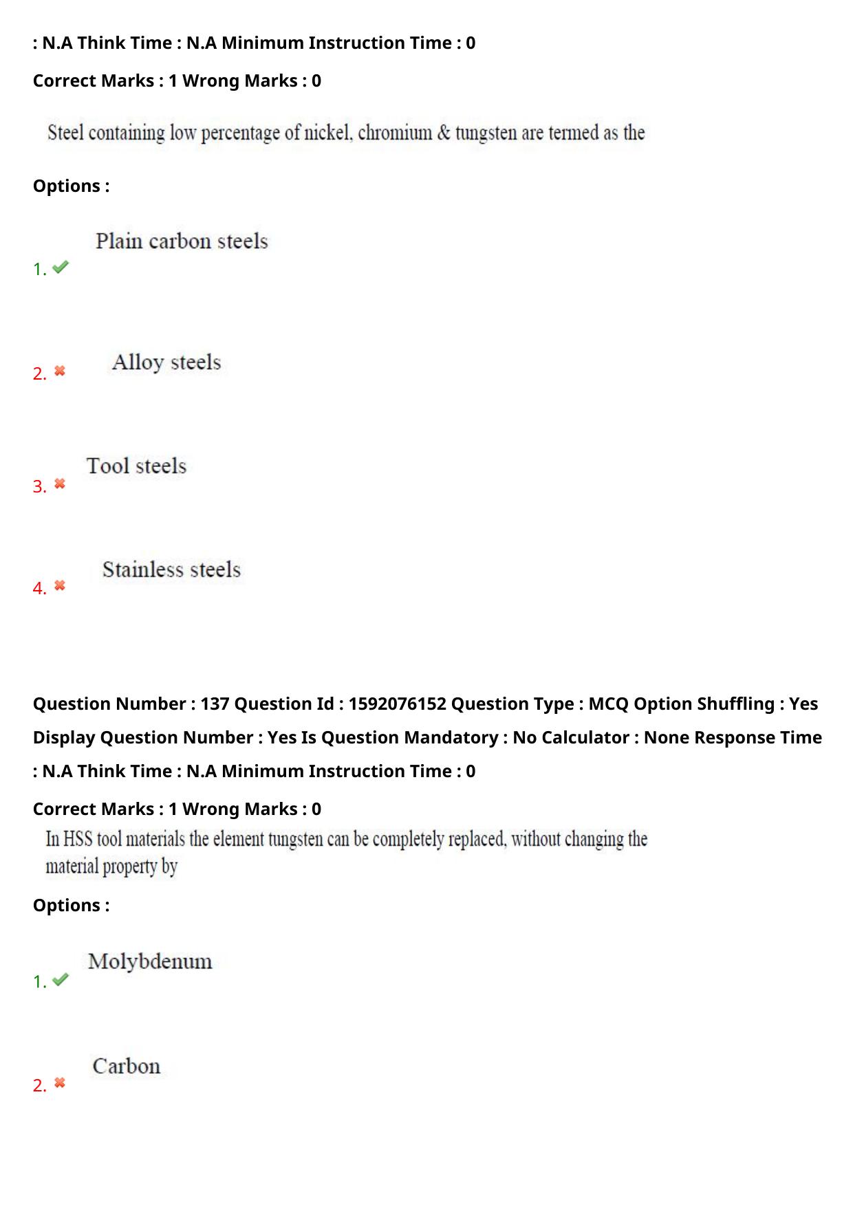 TS ECET 2023 Metallurgy Engineering Question Paper - Page 91