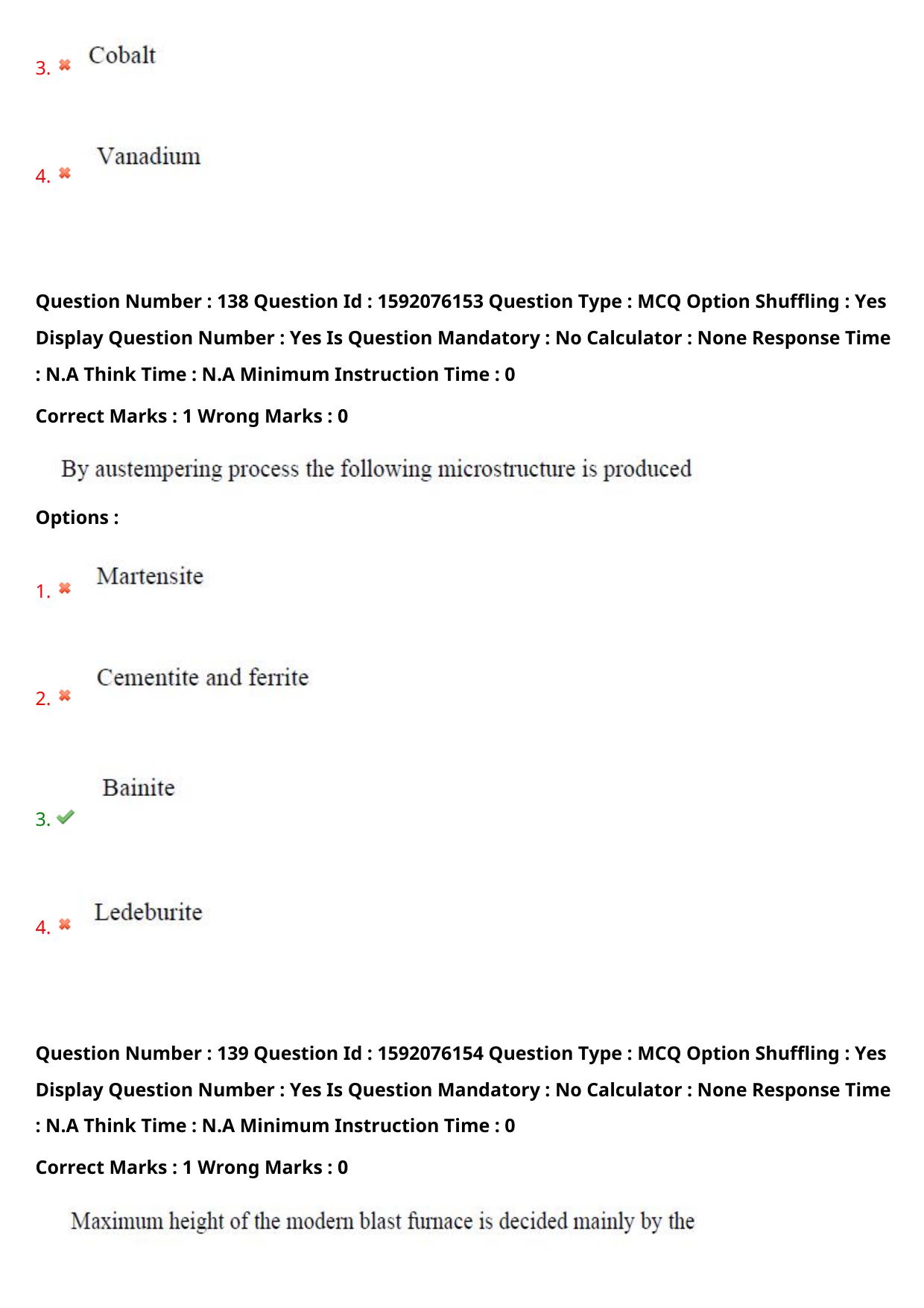 TS ECET 2023 Metallurgy Engineering Question Paper - Page 92