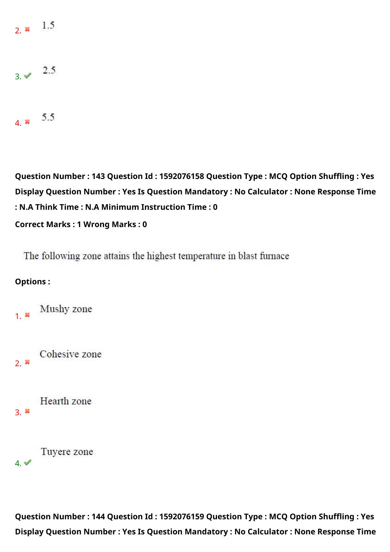 TS ECET 2023 Metallurgy Engineering Question Paper - Page 95