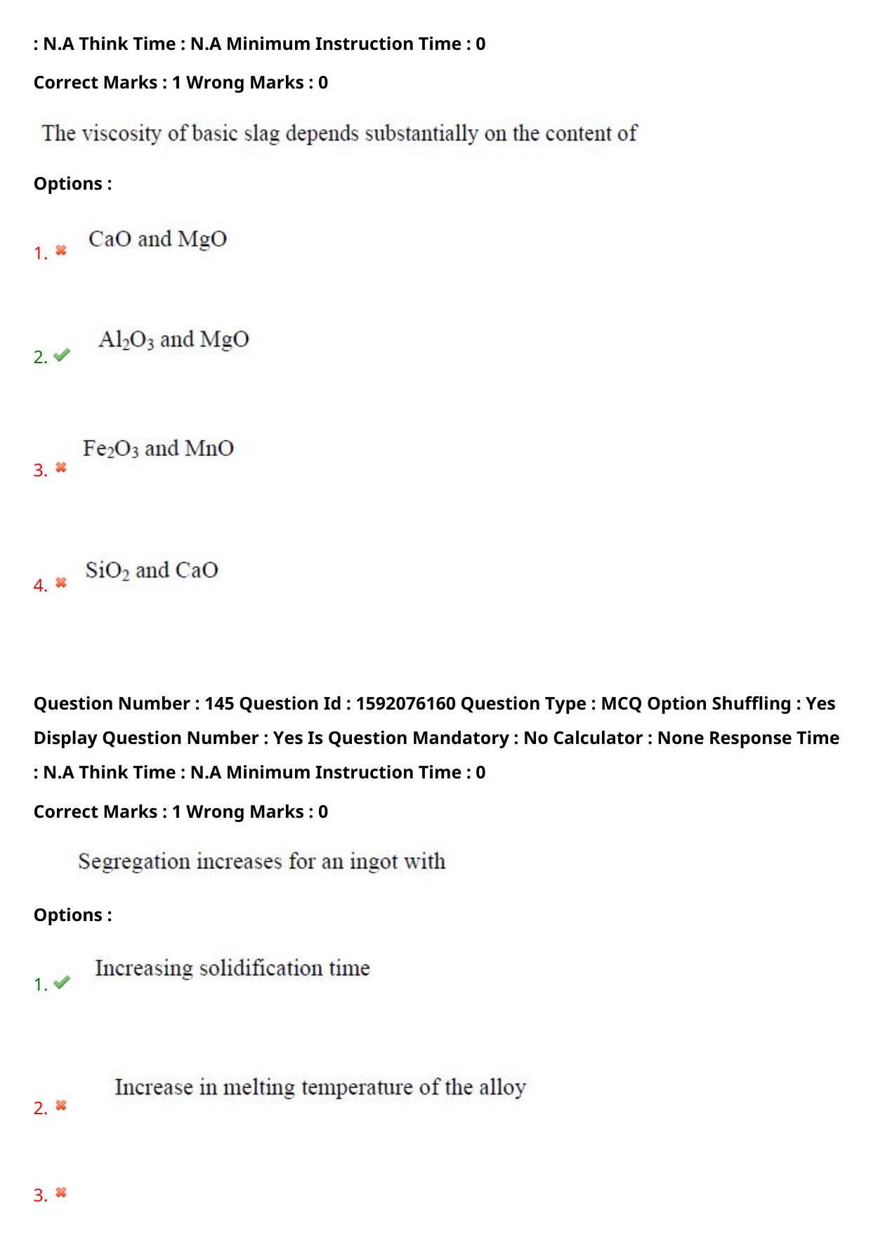TS ECET 2023 Metallurgy Engineering Question Paper - Page 96