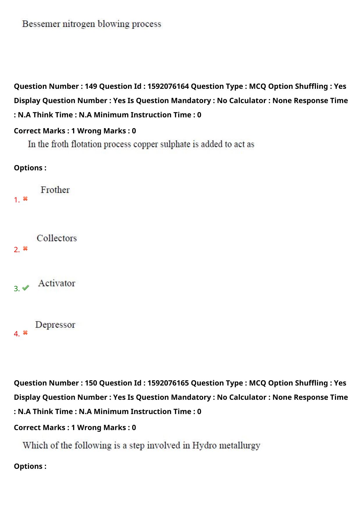 TS ECET 2023 Metallurgy Engineering Question Paper - Page 99