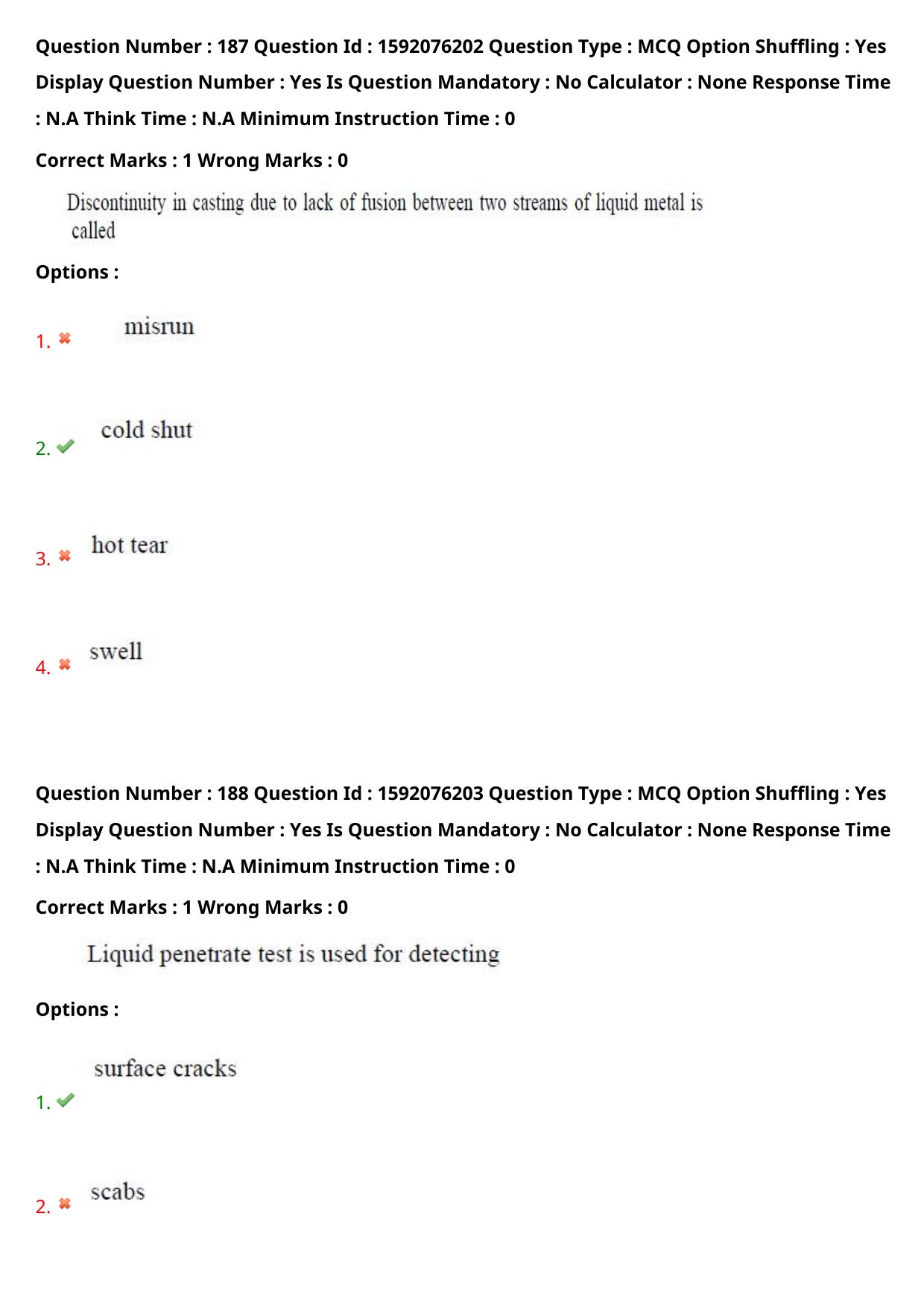 TS ECET 2023 Metallurgy Engineering Question Paper - Page 124