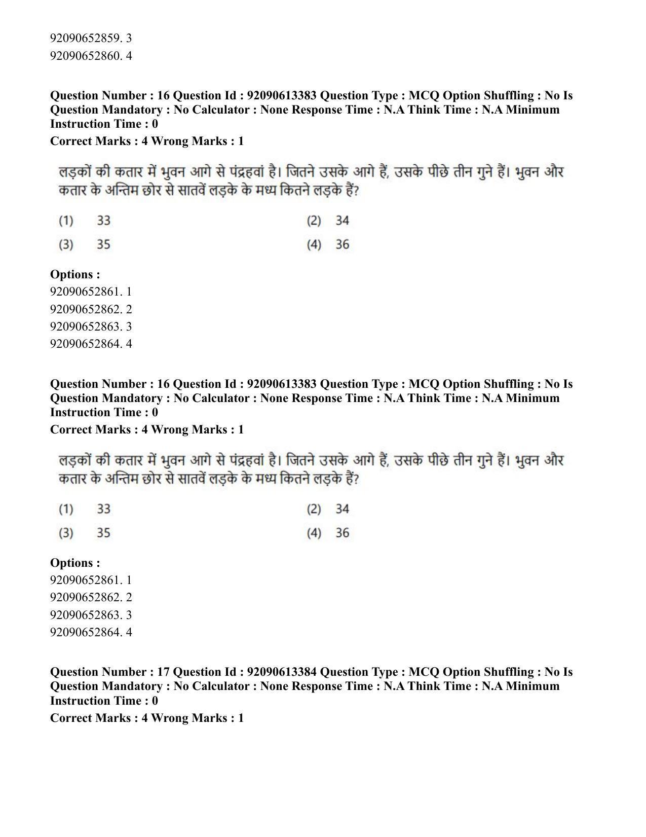 CUET PG 2023: HUQP07 – Fine Arts Hindi-Shift 1 (12-06-2023) Question Paper - Page 17