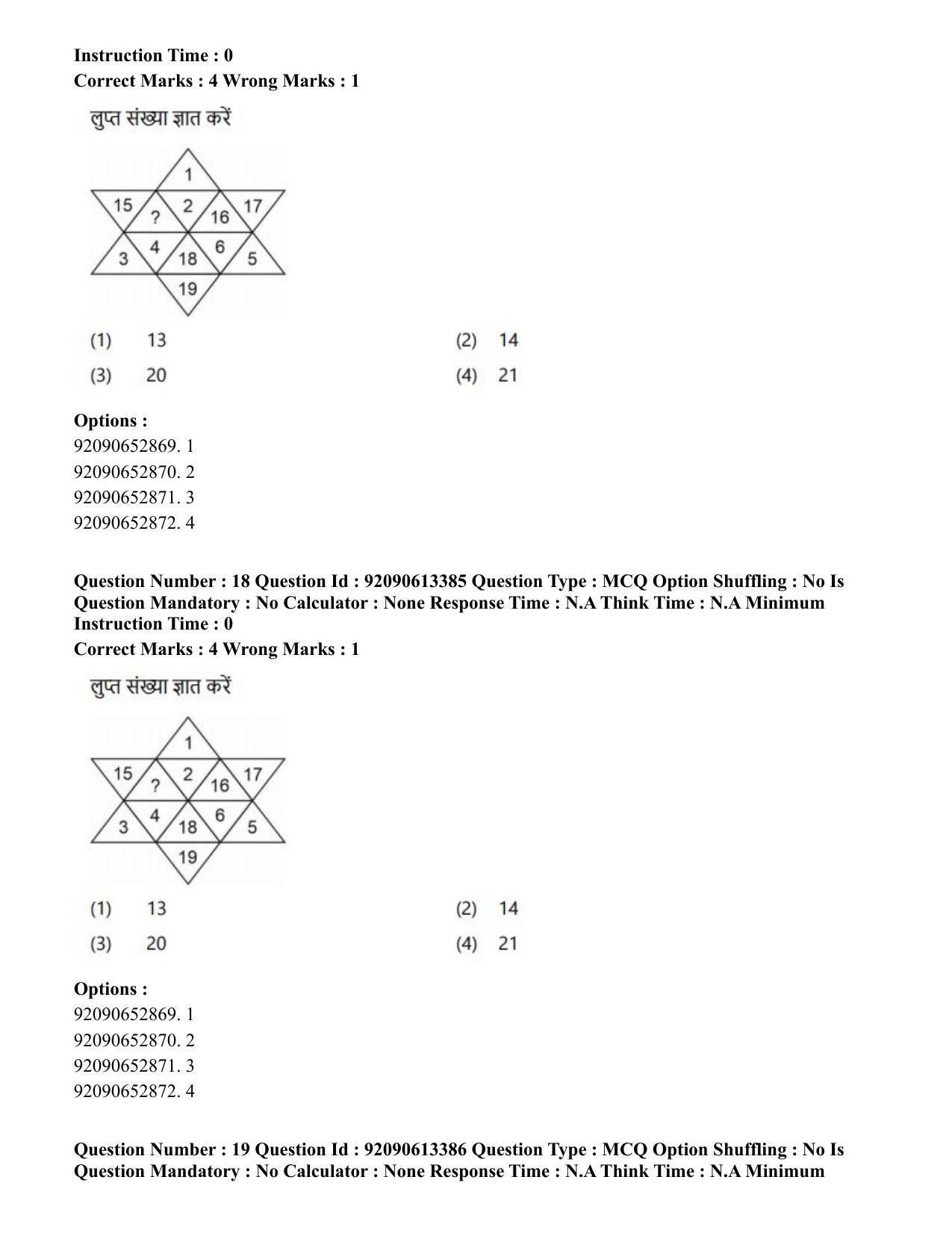 CUET PG 2023: HUQP07 – Fine Arts Hindi-Shift 1 (12-06-2023) Question Paper - Page 19