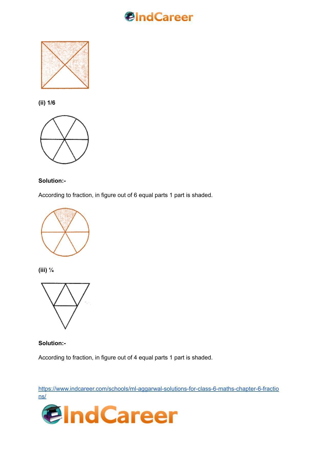 ML Aggarwal Solutions for Class 6 Maths Chapter 6- Fractions - Page 5