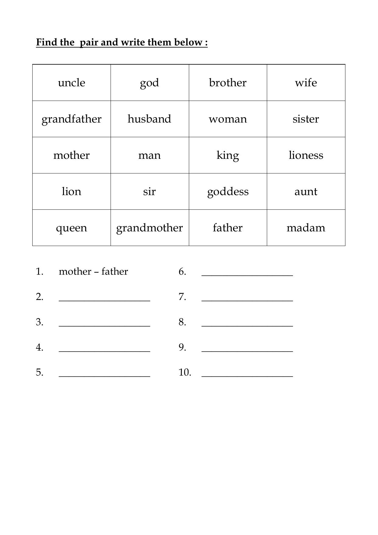 Worksheet for Class 2 English Assignment 32 lesson 14 - Page 2