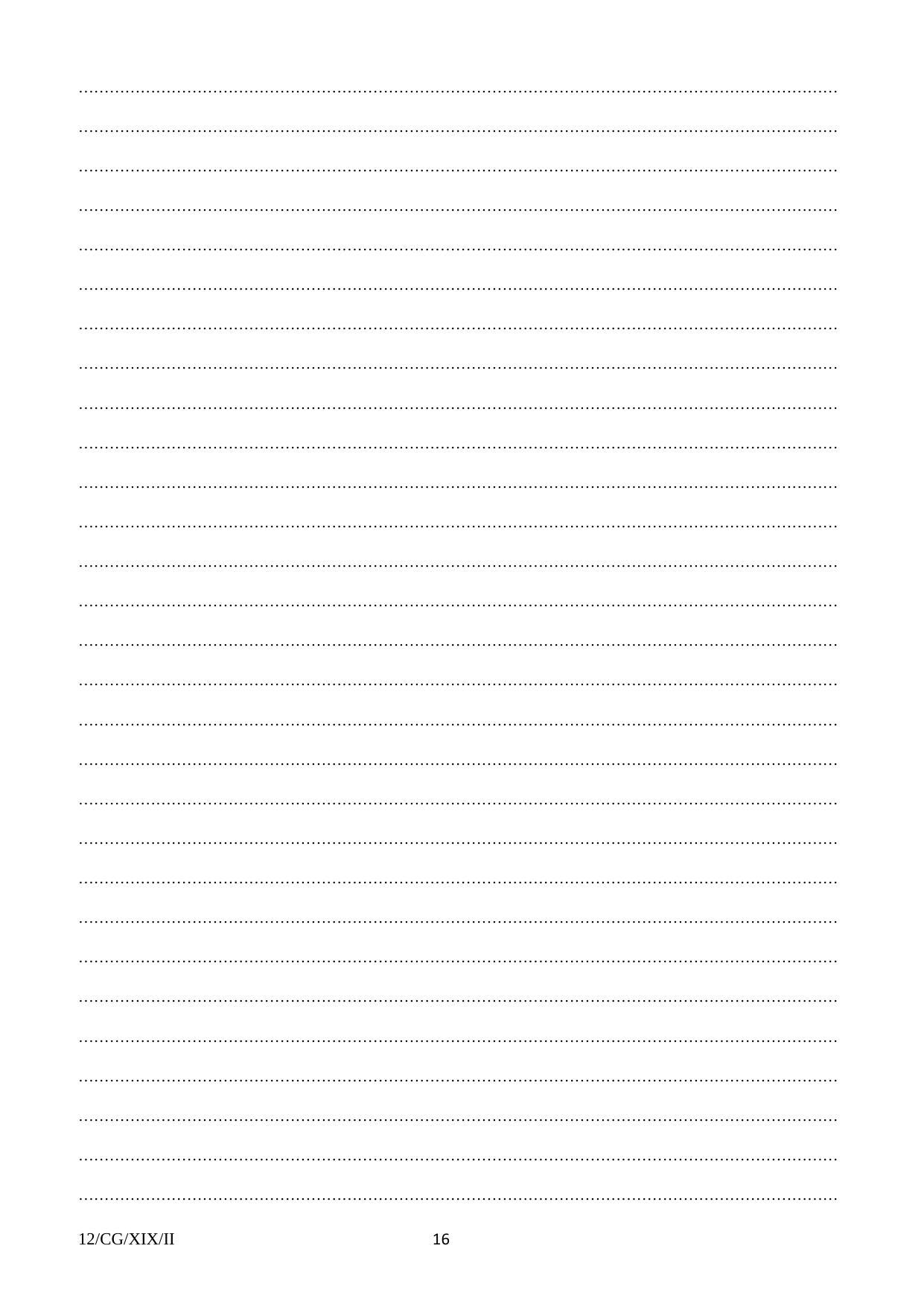 FTII JET Three Year Post Graduate Diploma in Cinematography (Film Wing) 2019 Question Paper - Page 16