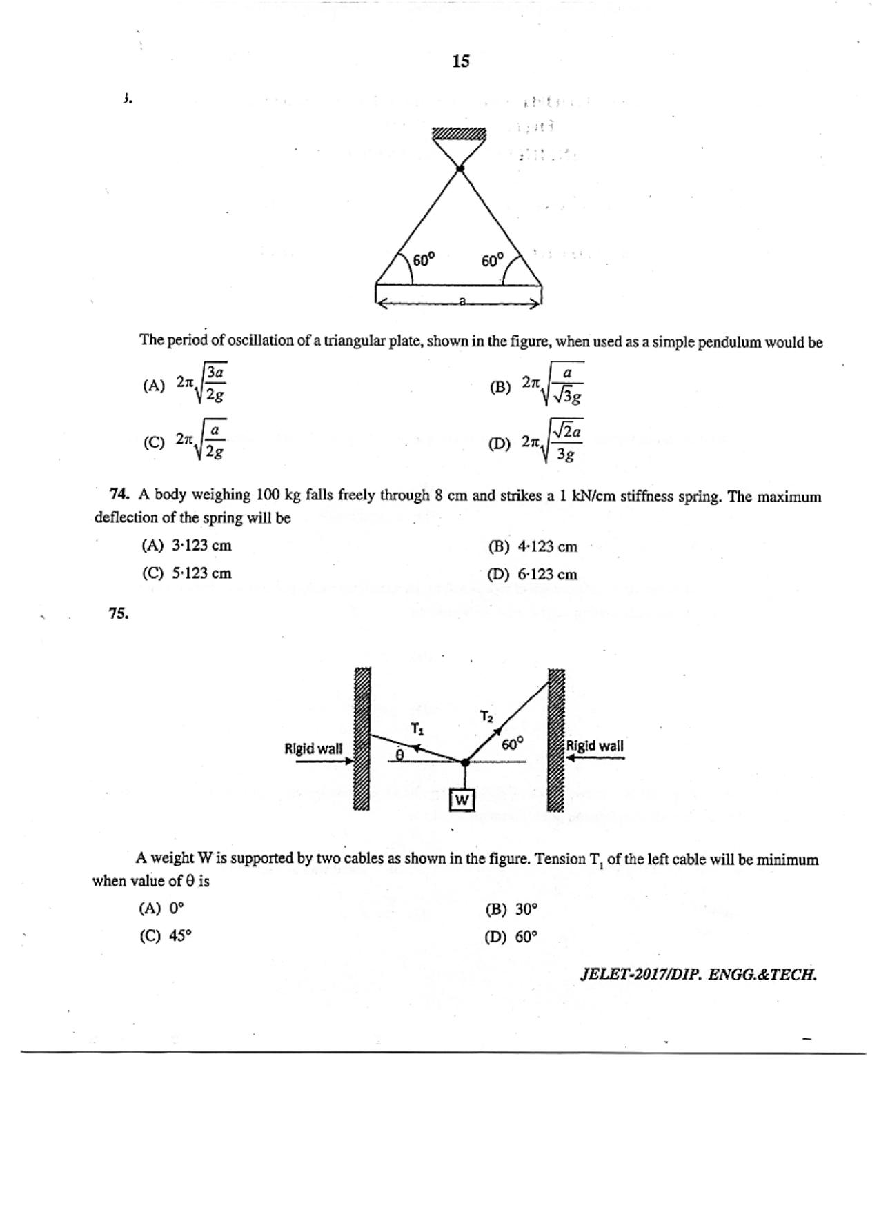 WBJEE  JELET 2017 ( Engg. & Tech. ) - Page 15