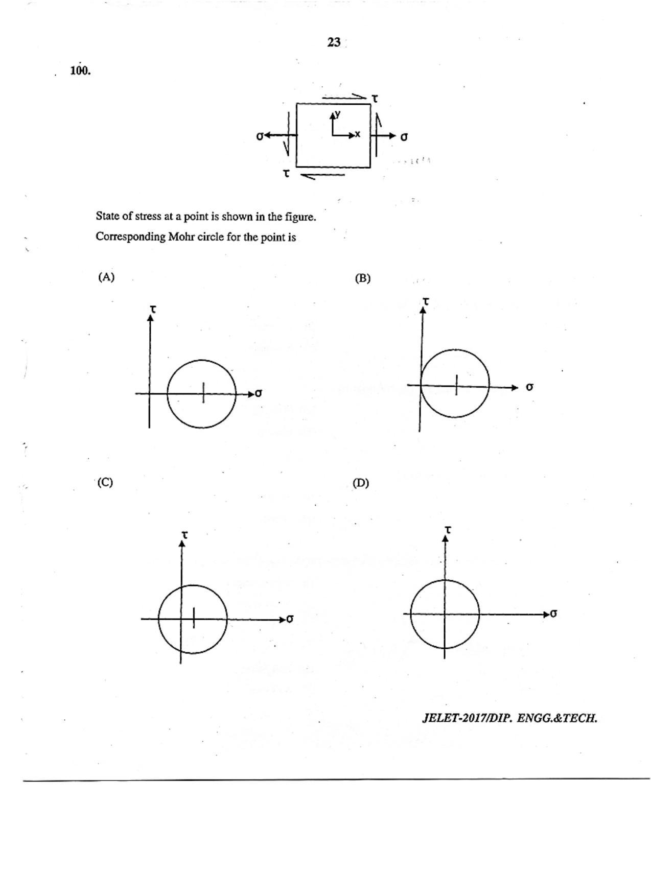 WBJEE  JELET 2017 ( Engg. & Tech. ) - Page 23