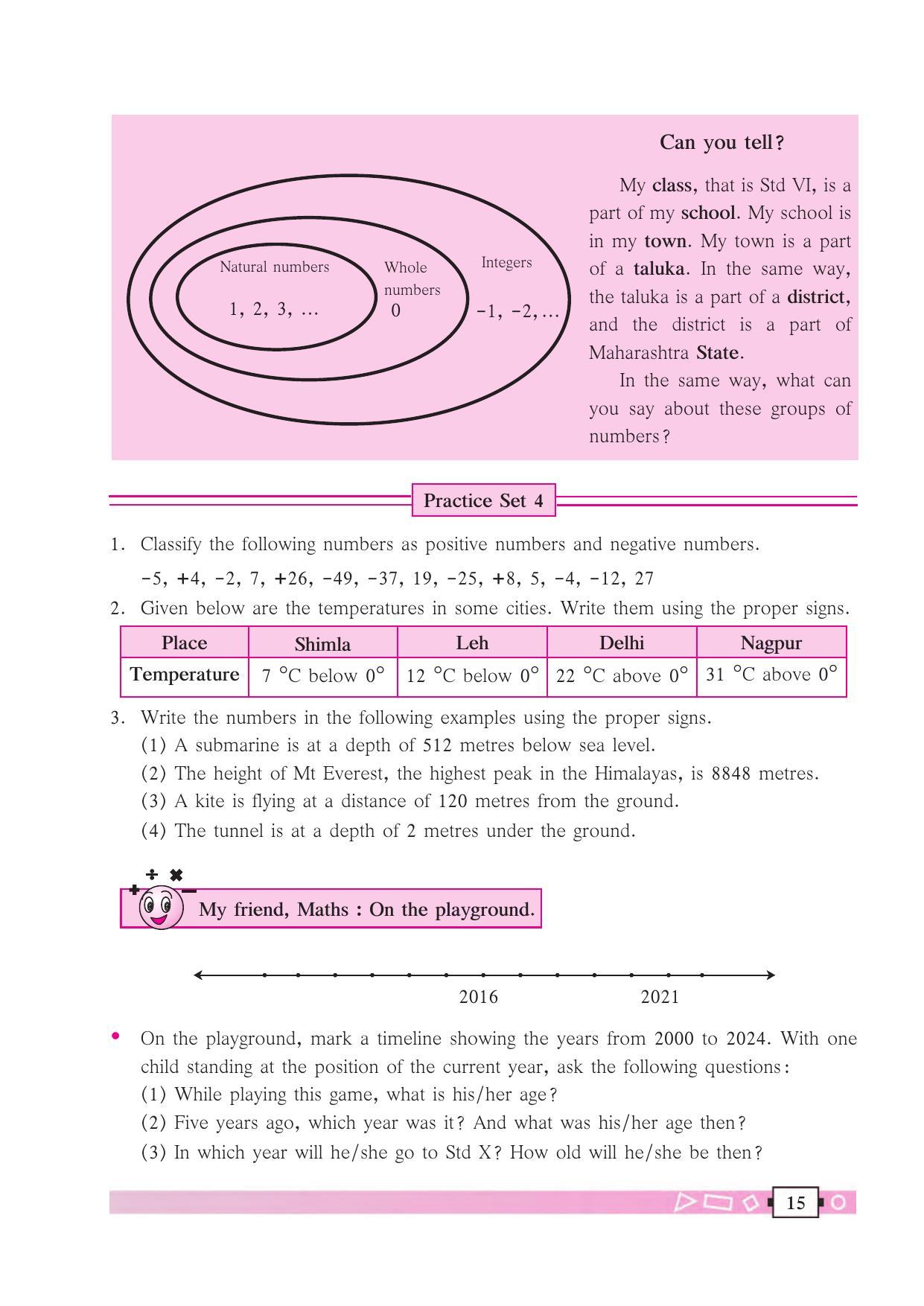 Maharashtra Board Class 6 Maths Textbook - Page 25
