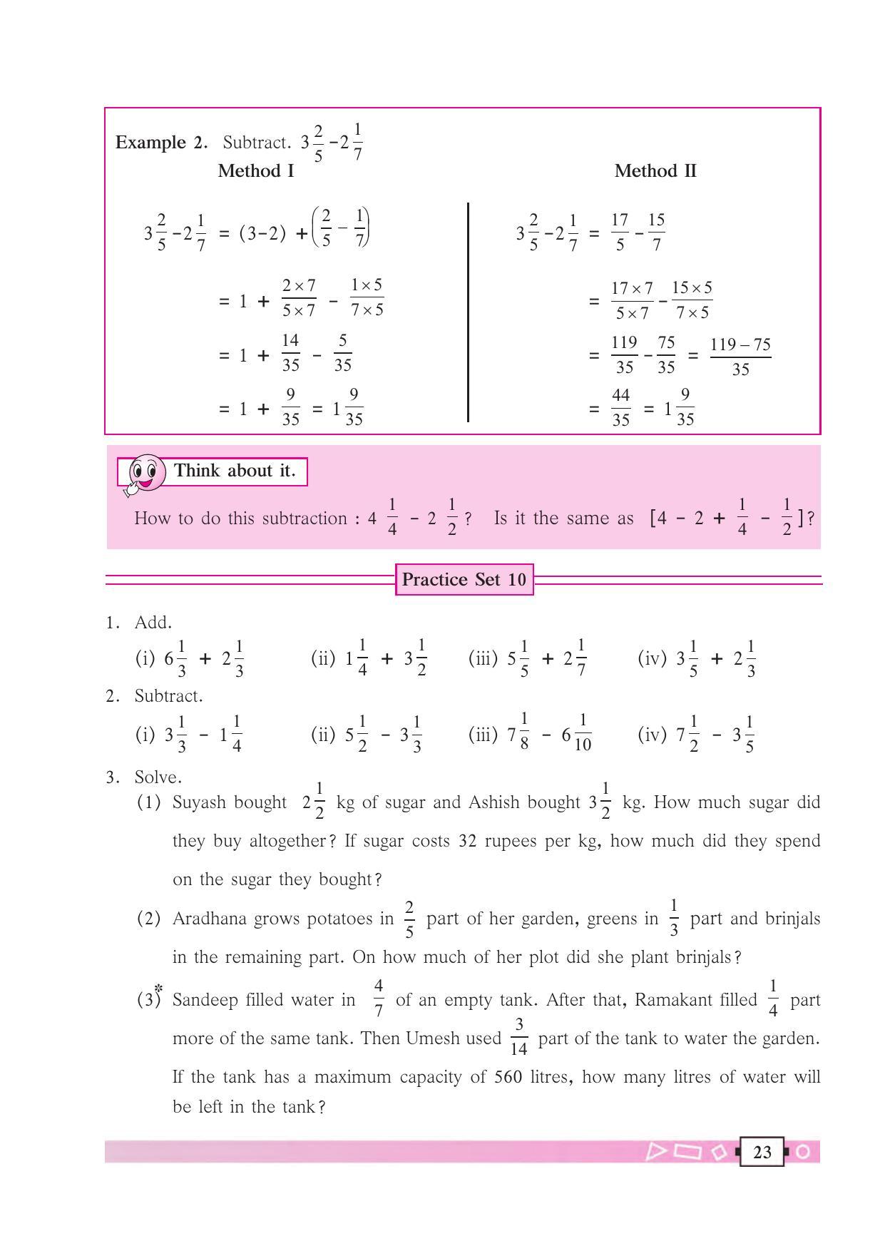 Maharashtra Board Class 6 Maths Textbook - Page 33