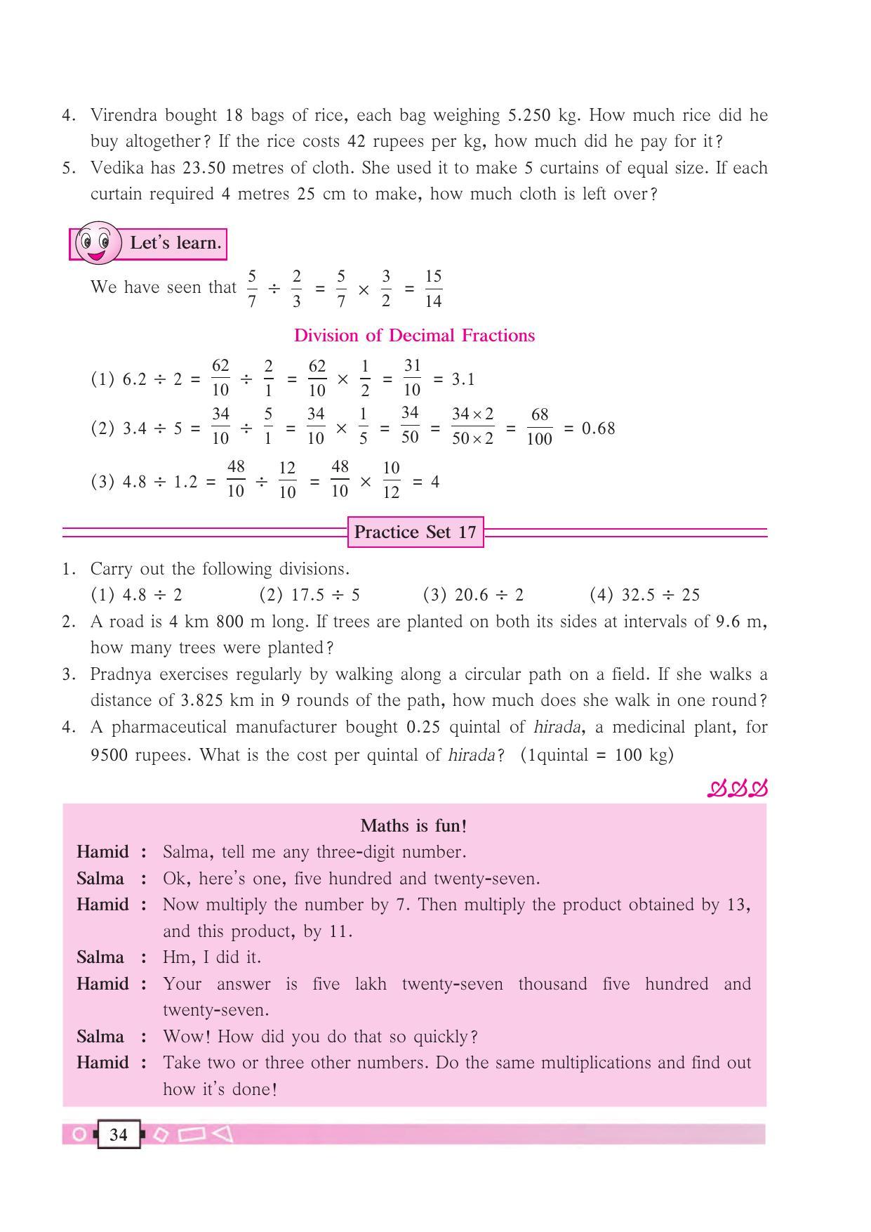 Maharashtra Board Class 6 Maths Textbook - Page 44