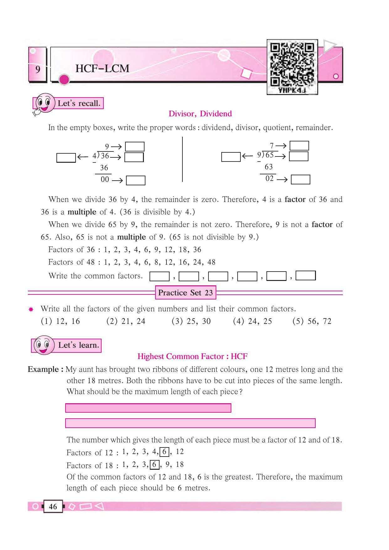 Maharashtra Board Class 6 Maths Textbook - Page 56