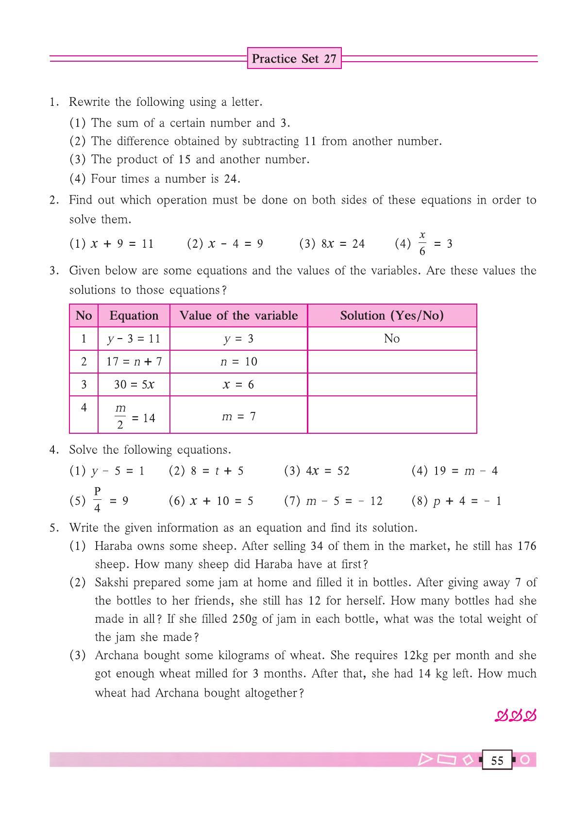 Maharashtra Board Class 6 Maths Textbook - Page 65