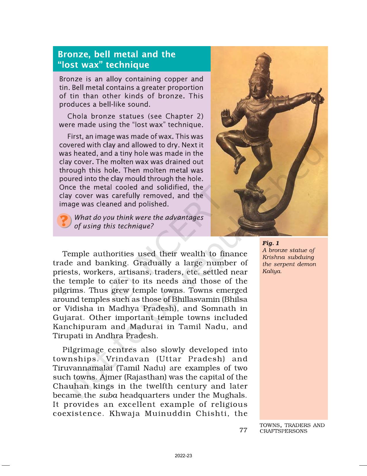 NCERT Book for Class 7 Social Science(History): Chapter 6-Towns Traders and Craft-persons - Page 3