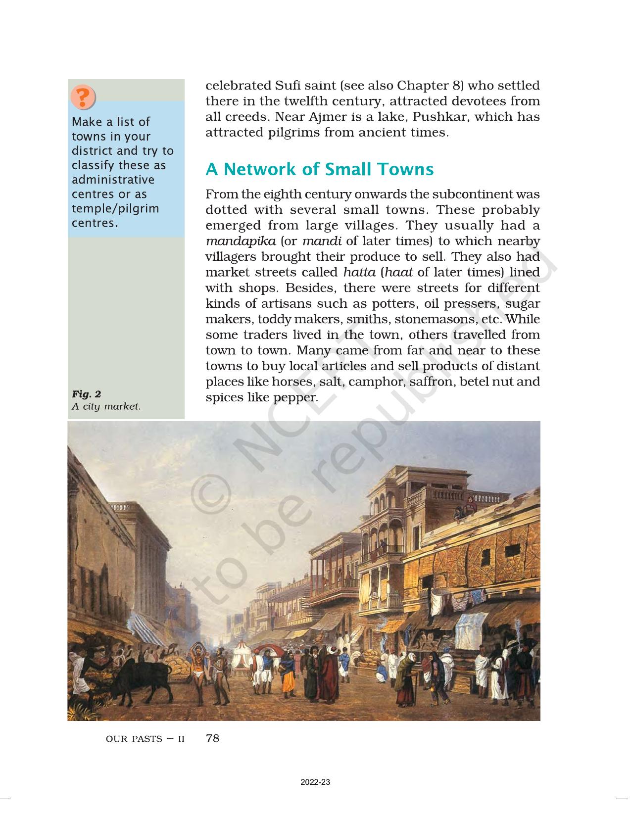 NCERT Book for Class 7 Social Science(History): Chapter 6-Towns Traders and Craft-persons - Page 4