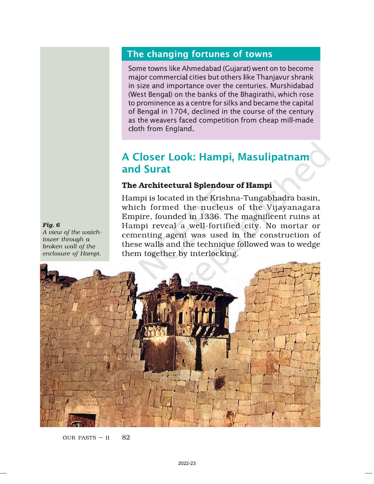 NCERT Book for Class 7 Social Science(History): Chapter 6-Towns Traders and Craft-persons - Page 8