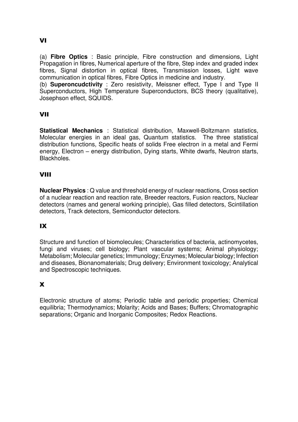 AMU Entrance Exam: Advance P.G. Diploma In Nanotechnology Syllabus - Page 2