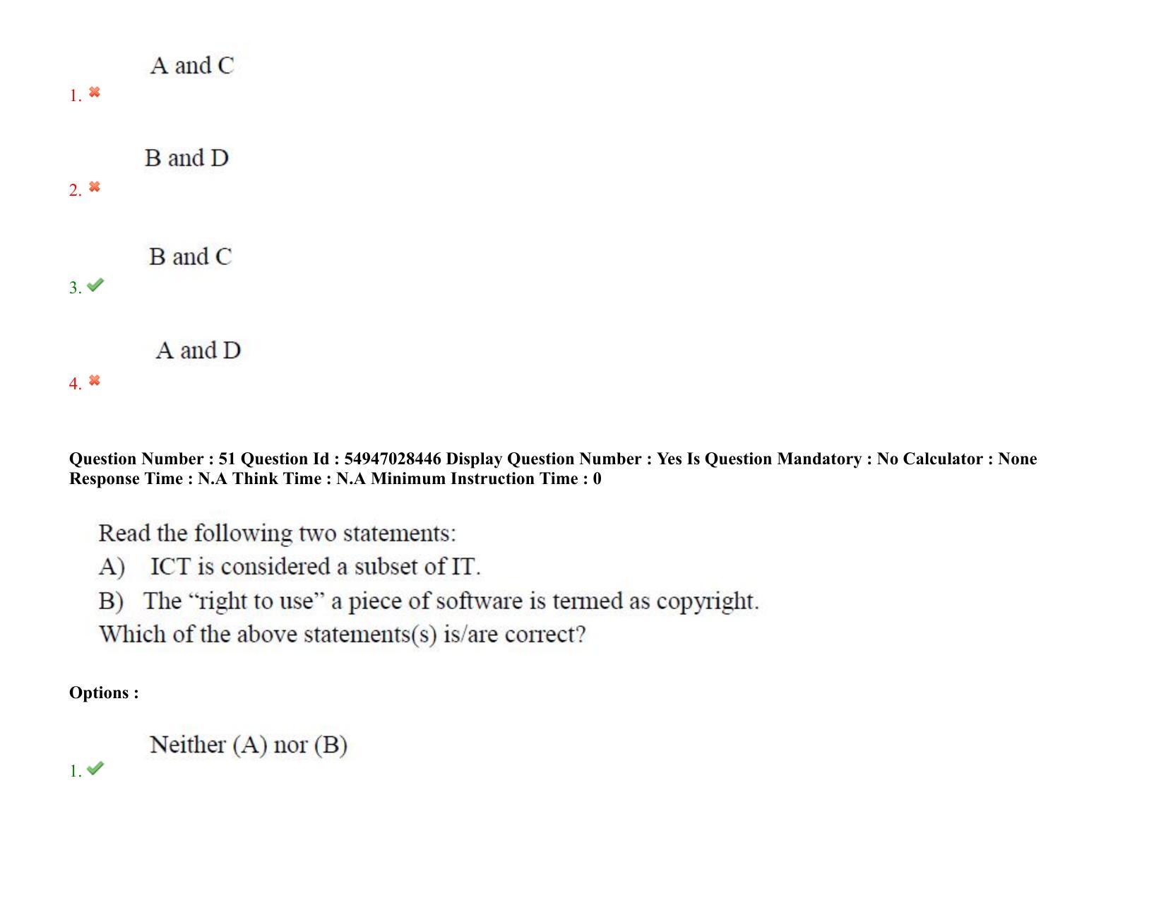 AP RCET 2022: Performing Arts(Dance, Drama & Theatre) - 19-10-2022 (Wednesday) Session-I Question Paper With keys - Page 41