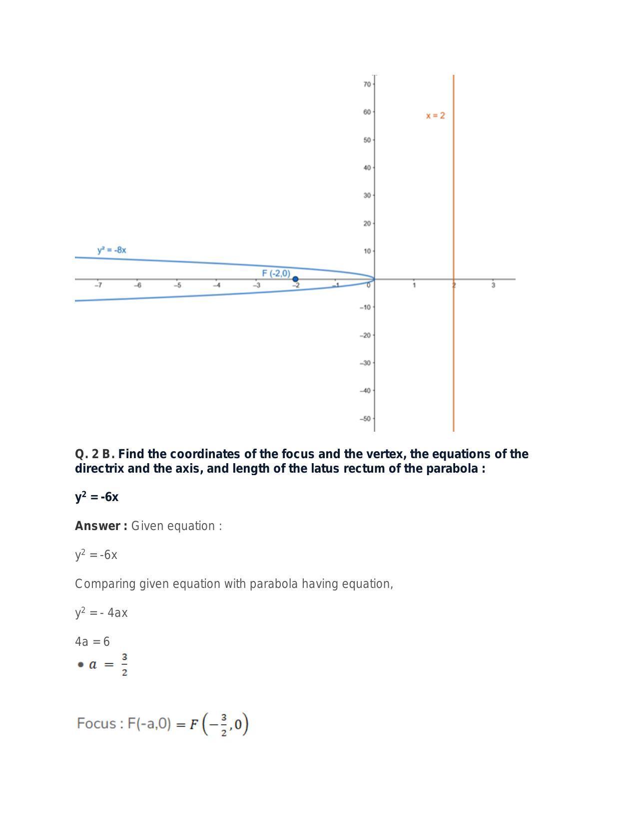 Chapter 22: Parabola: RS Aggarwal Class 11 Solutions - Page 6