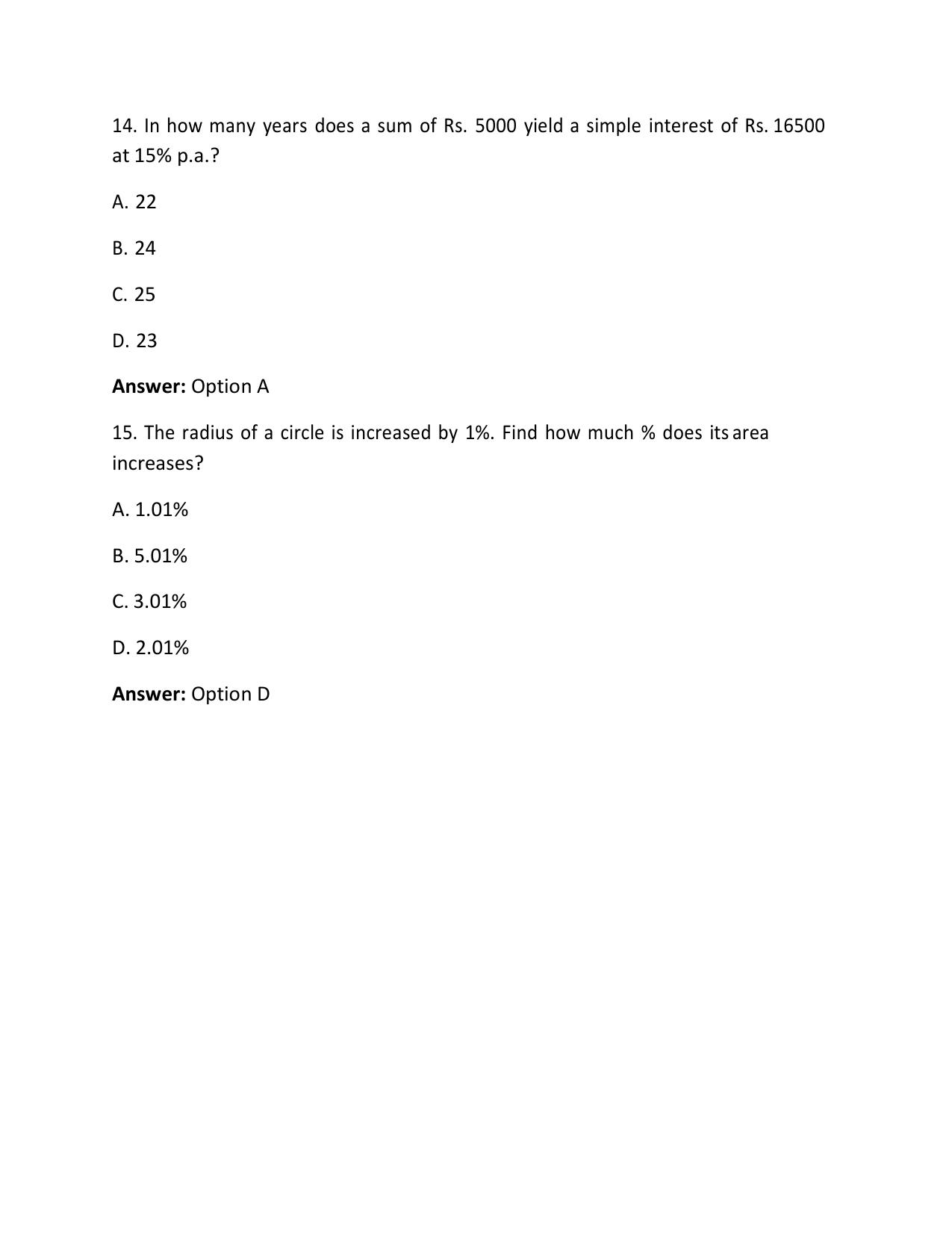 OUAT Mathes Sample Paper - Page 5