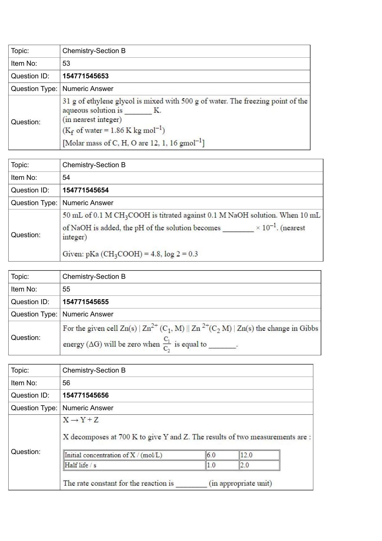 JEE Mains 2022: BTech English (Shift 2) 30-07-2022 Question Paper - Page 20