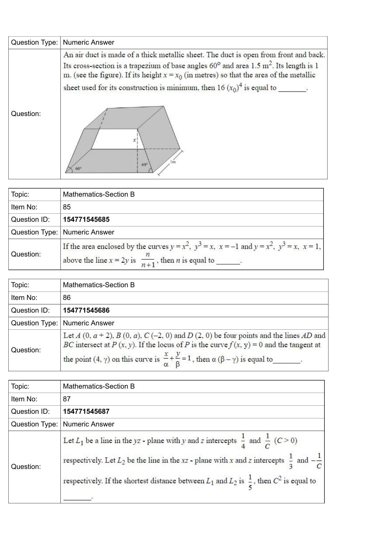 JEE Mains 2022: BTech English (Shift 2) 30-07-2022 Question Paper - Page 30