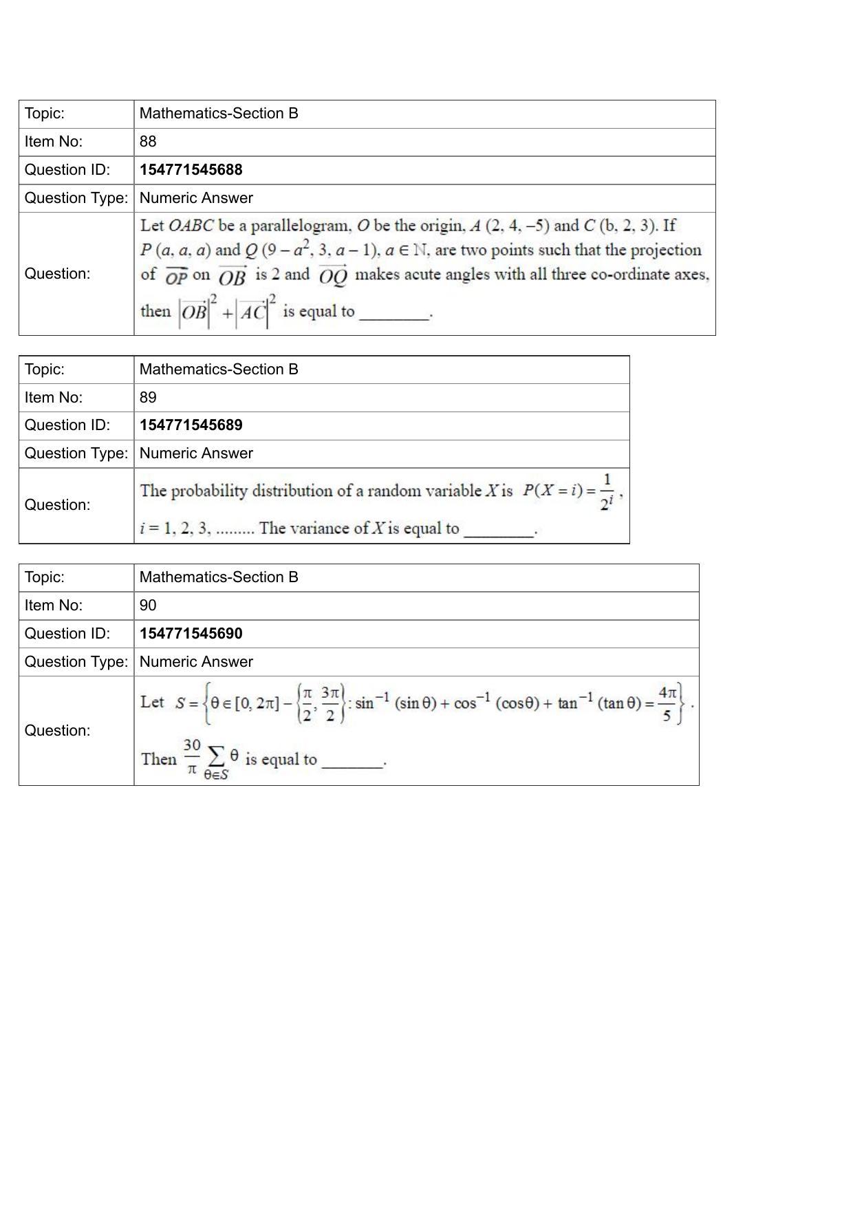 JEE Mains 2022: BTech English (Shift 2) 30-07-2022 Question Paper - Page 31