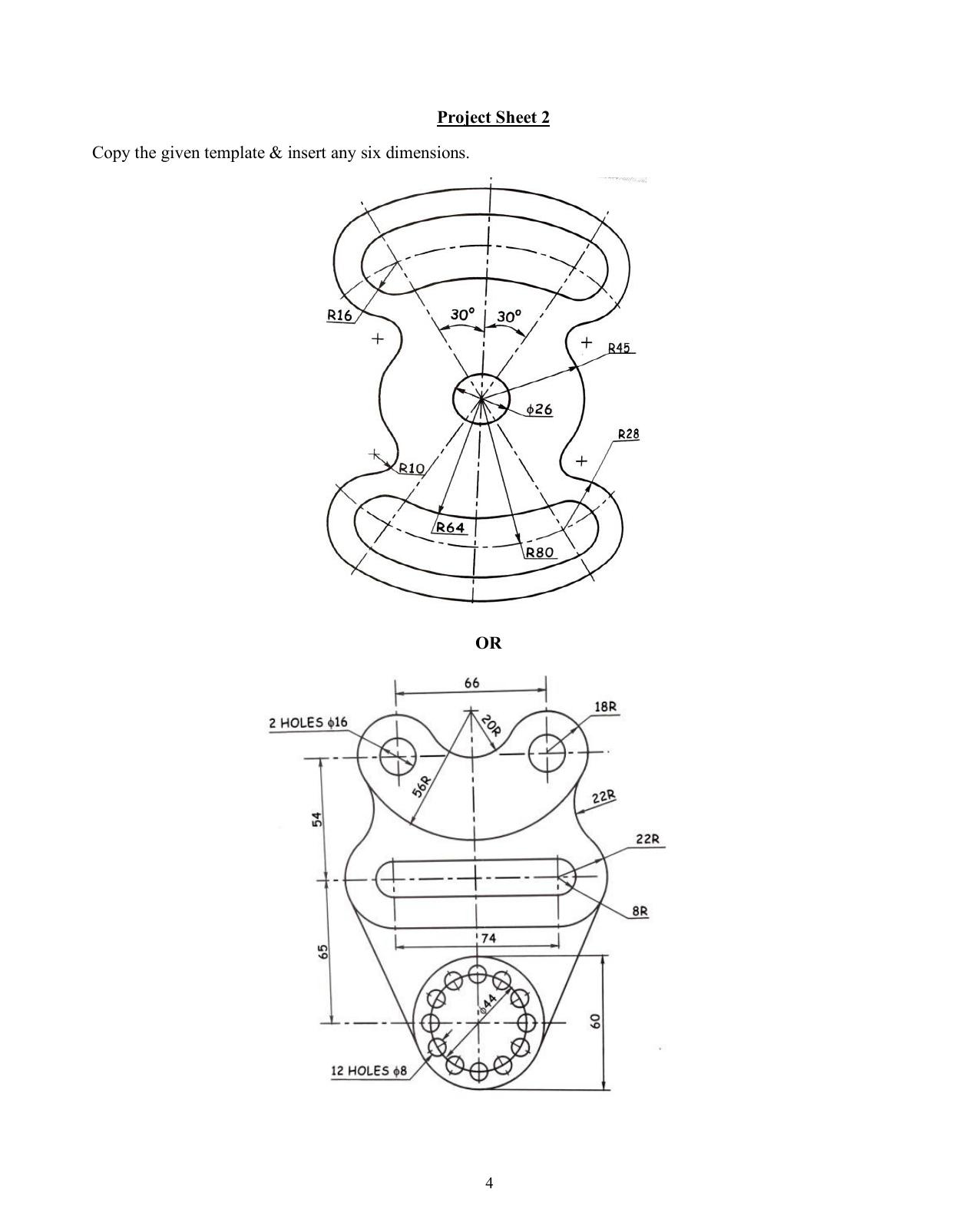 ISC Class XI & XII Geometrical & Mechanical Drawing 2025 Syllabus - Page 4