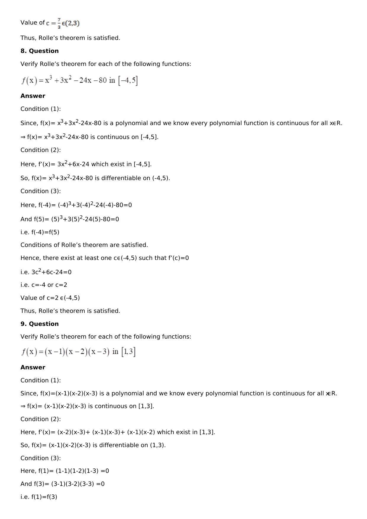 Chapter 11: Applications of Derivatives Solutions: RS Aggarwal Class 12 Solutions  - Page 22