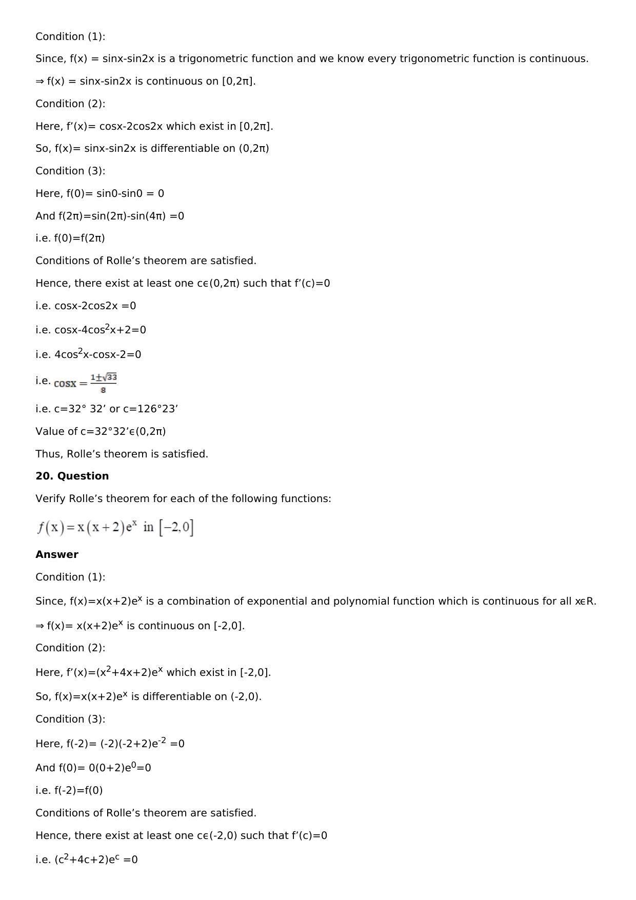 Chapter 11: Applications of Derivatives Solutions: RS Aggarwal Class 12 Solutions  - Page 29