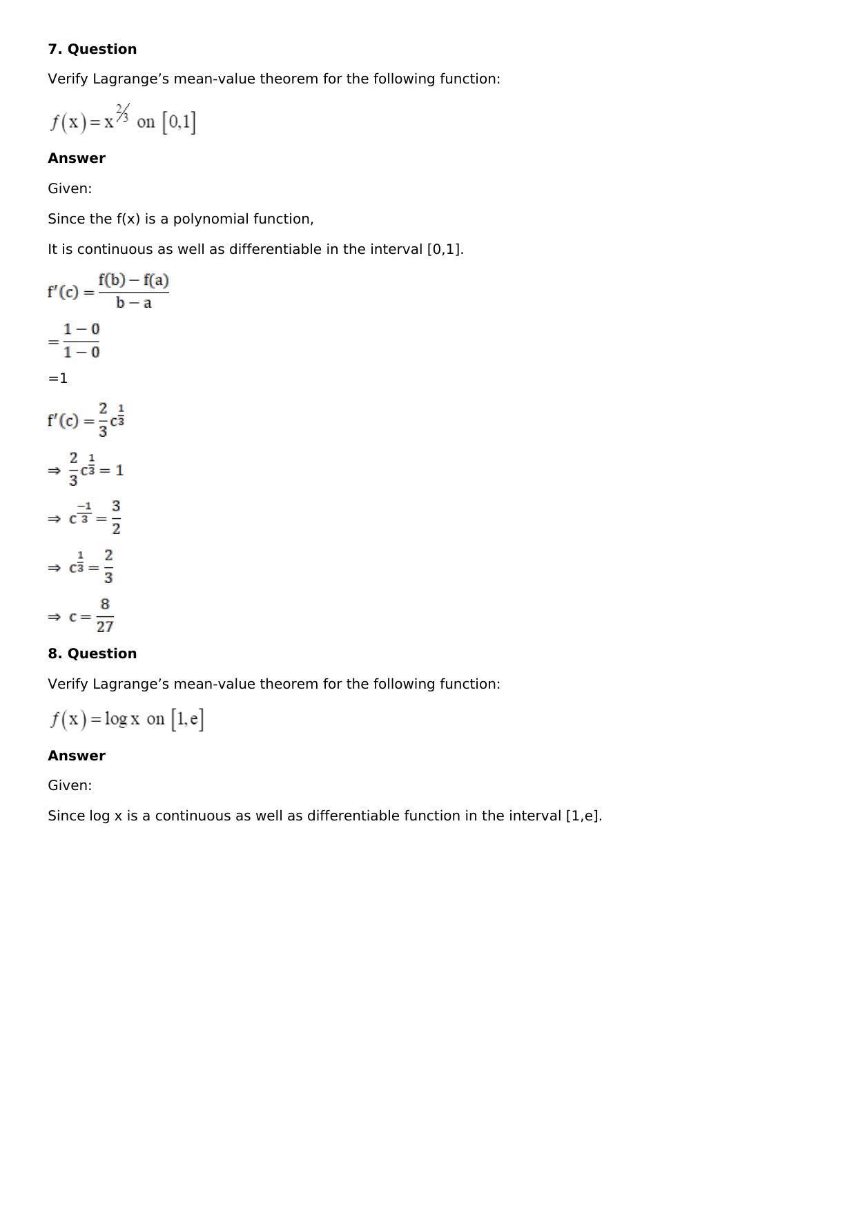 Chapter 11: Applications of Derivatives Solutions: RS Aggarwal Class 12 Solutions  - Page 36
