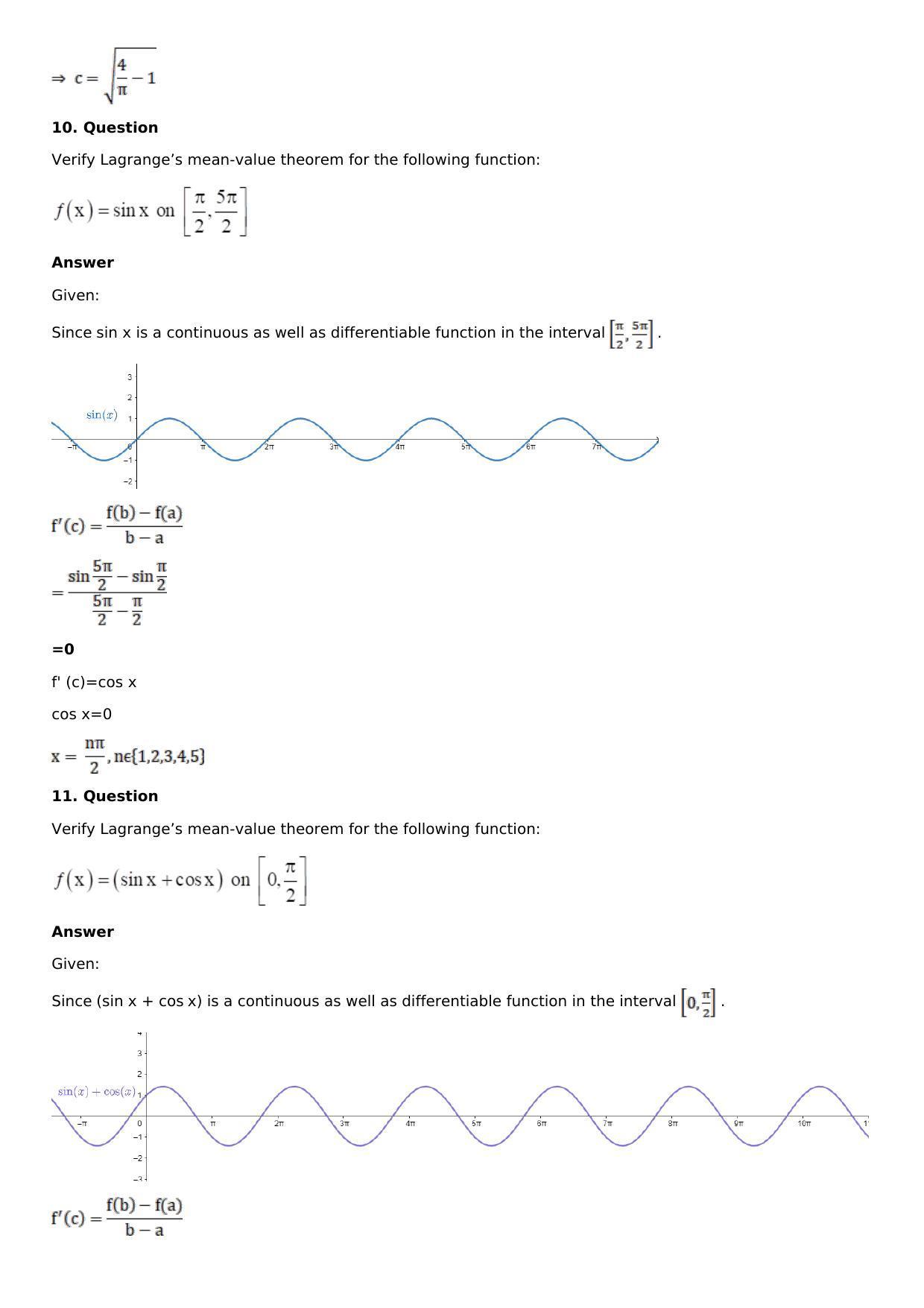 Chapter 11: Applications of Derivatives Solutions: RS Aggarwal Class 12 Solutions  - Page 38