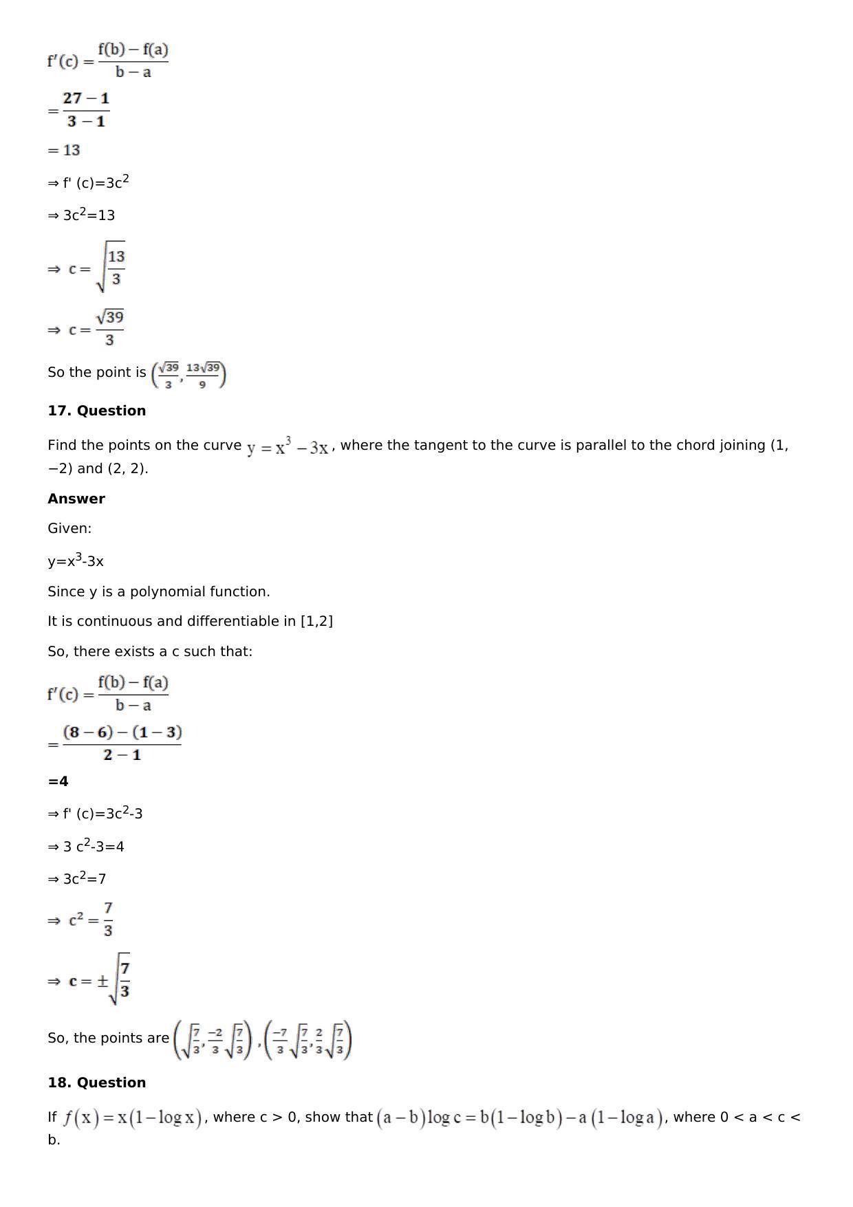 Chapter 11: Applications of Derivatives Solutions: RS Aggarwal Class 12 Solutions  - Page 43