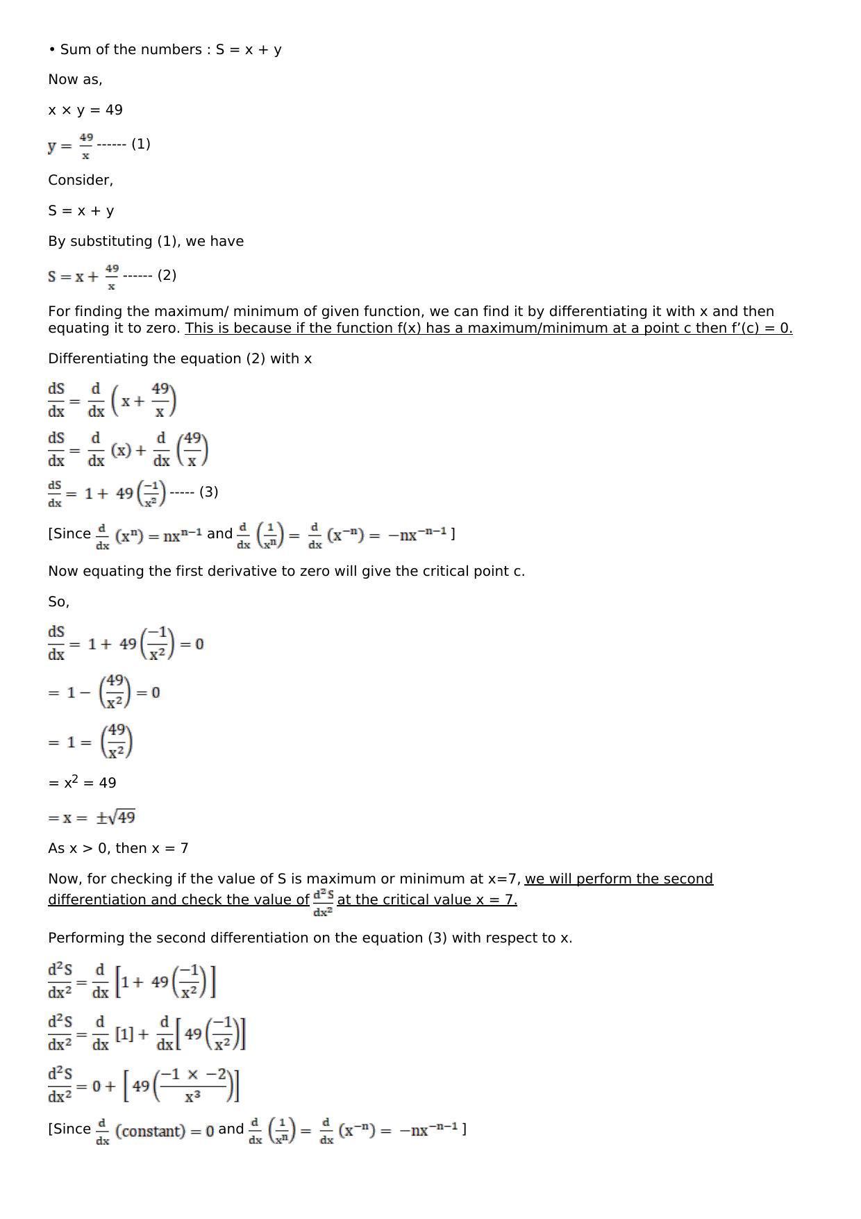 Chapter 11: Applications of Derivatives Solutions: RS Aggarwal Class 12 Solutions  - Page 53