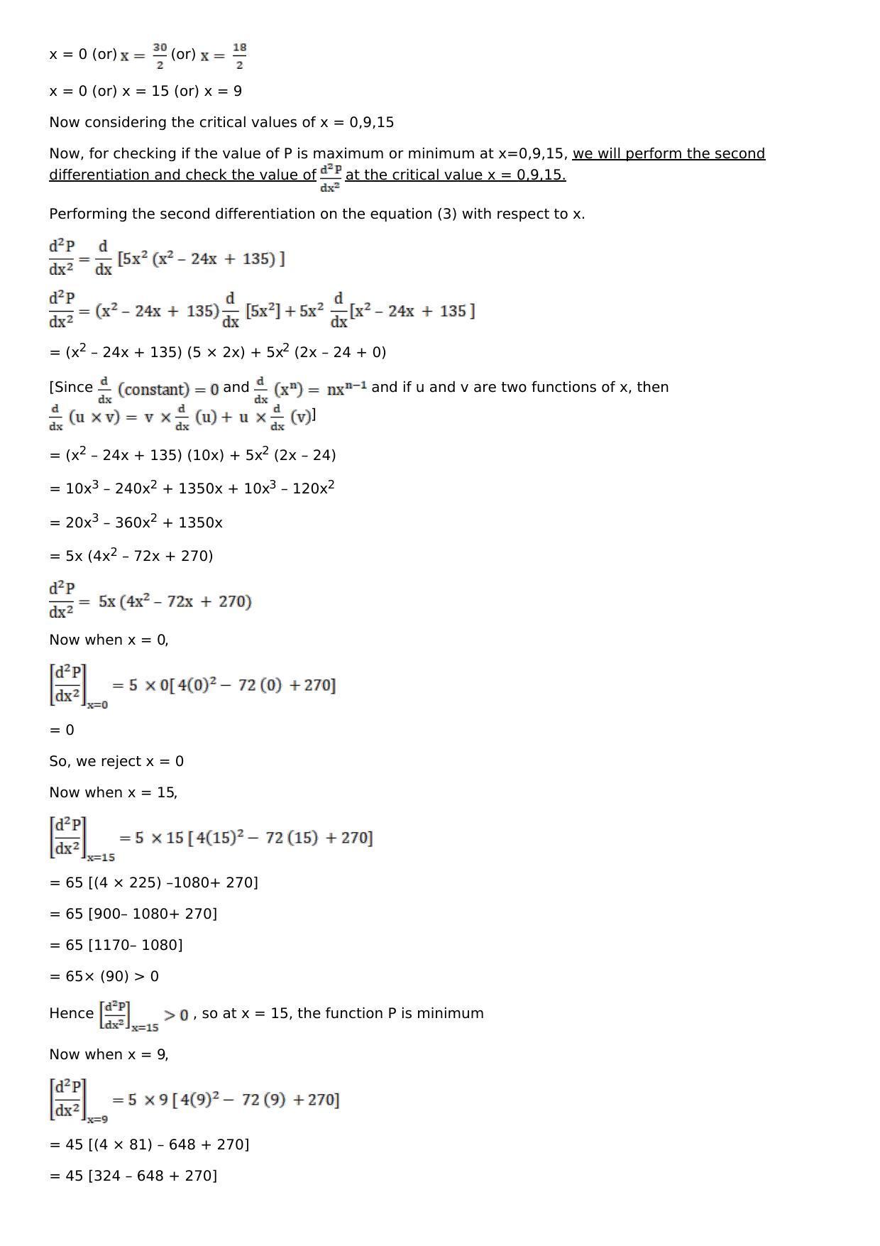 Chapter 11: Applications of Derivatives Solutions: RS Aggarwal Class 12 Solutions  - Page 57