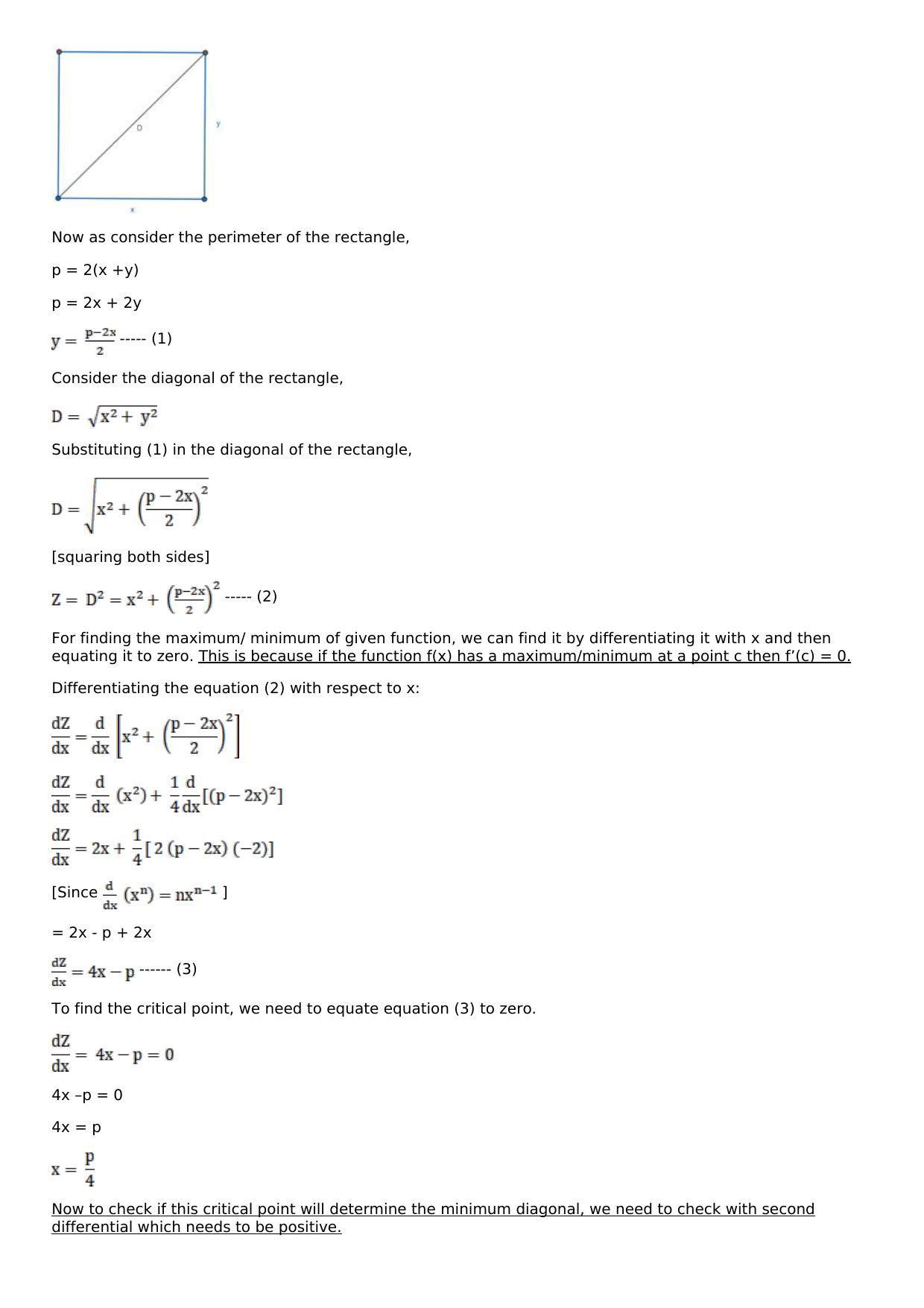 Chapter 11: Applications of Derivatives Solutions: RS Aggarwal Class 12 Solutions  - Page 67
