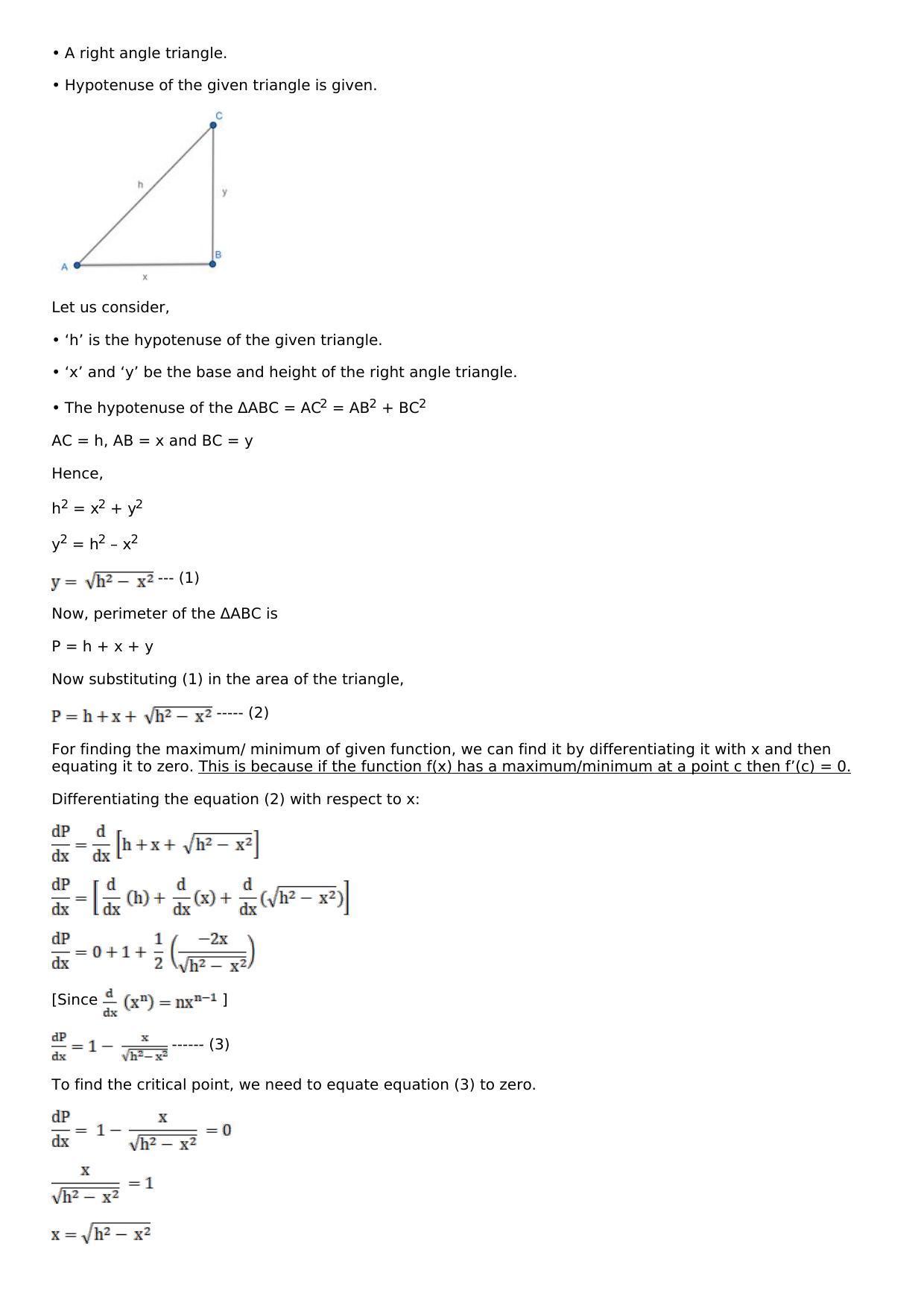 Chapter 11: Applications of Derivatives Solutions: RS Aggarwal Class 12 Solutions  - Page 75