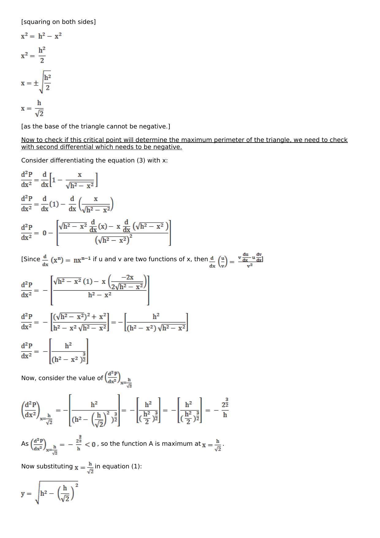 Chapter 11: Applications of Derivatives Solutions: RS Aggarwal Class 12 Solutions  - Page 76