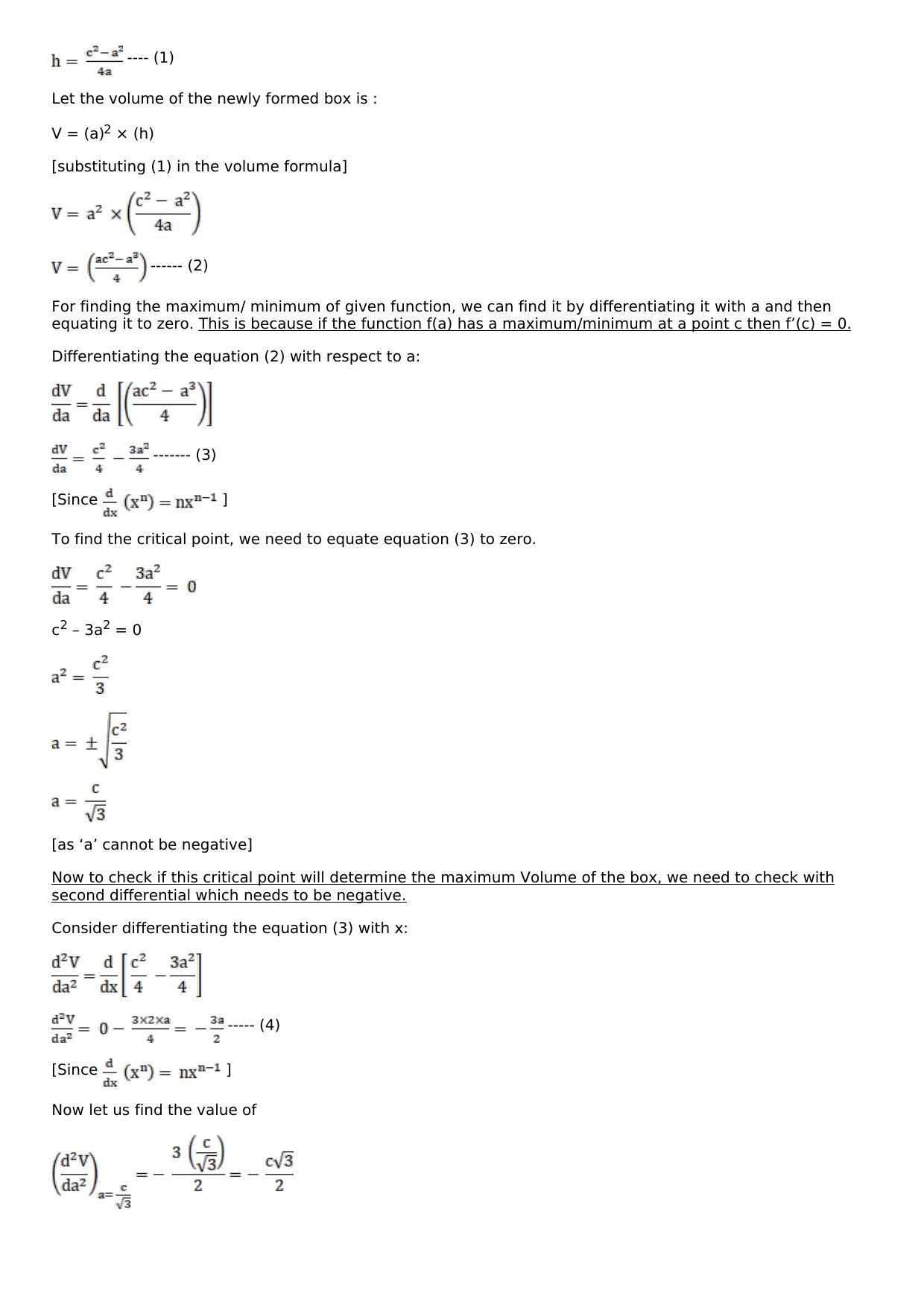 Chapter 11: Applications of Derivatives Solutions: RS Aggarwal Class 12 Solutions  - Page 83