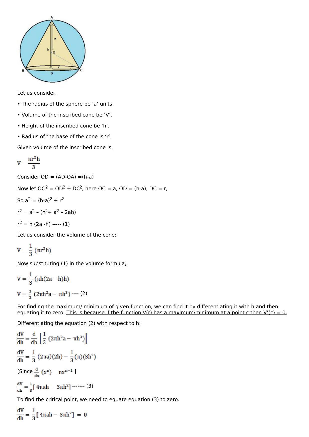 Chapter 11: Applications of Derivatives Solutions: RS Aggarwal Class 12 Solutions  - Page 91
