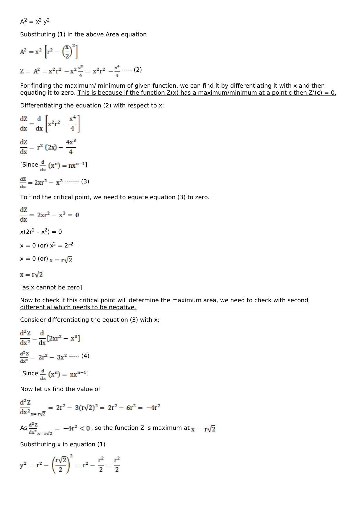 Chapter 11: Applications of Derivatives Solutions: RS Aggarwal Class 12 Solutions  - Page 99