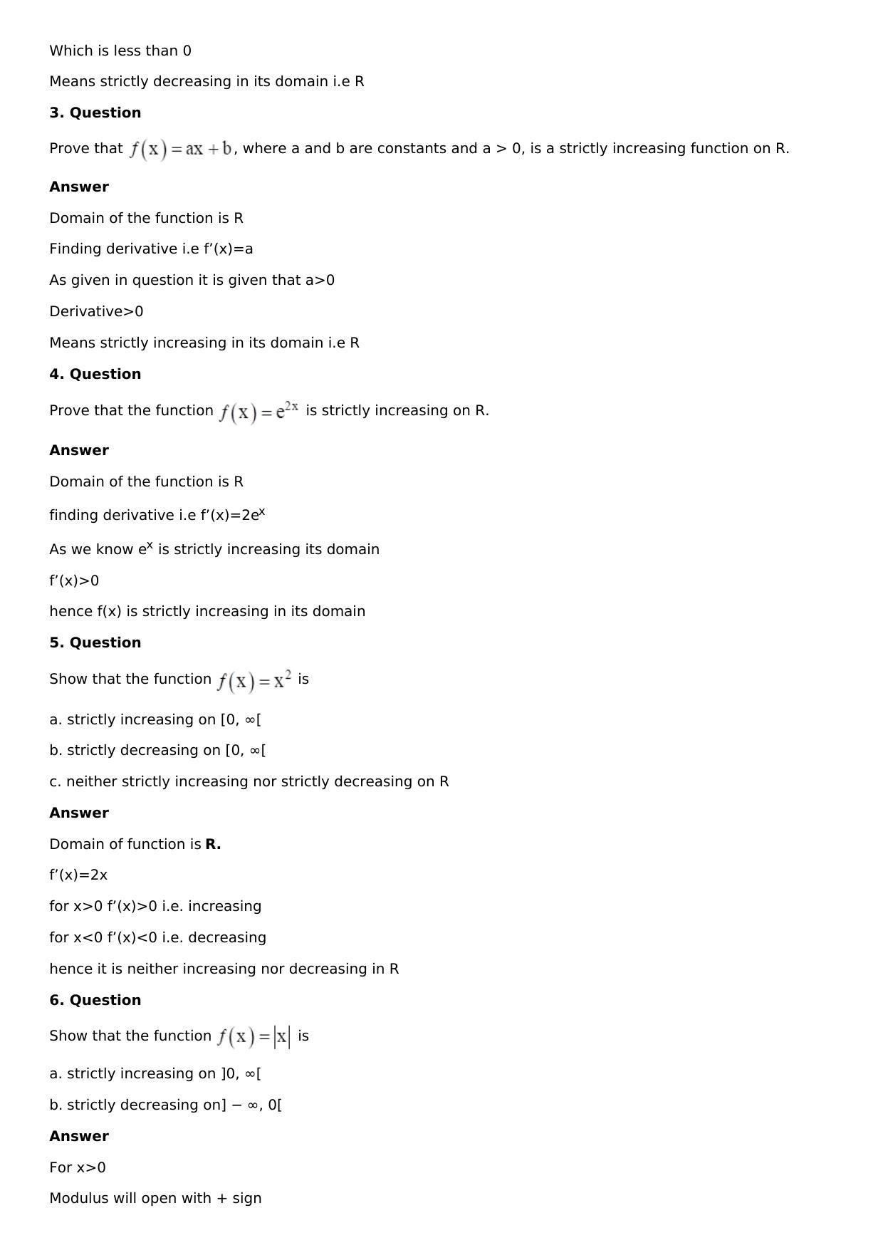 Chapter 11: Applications of Derivatives Solutions: RS Aggarwal Class 12 Solutions  - Page 111